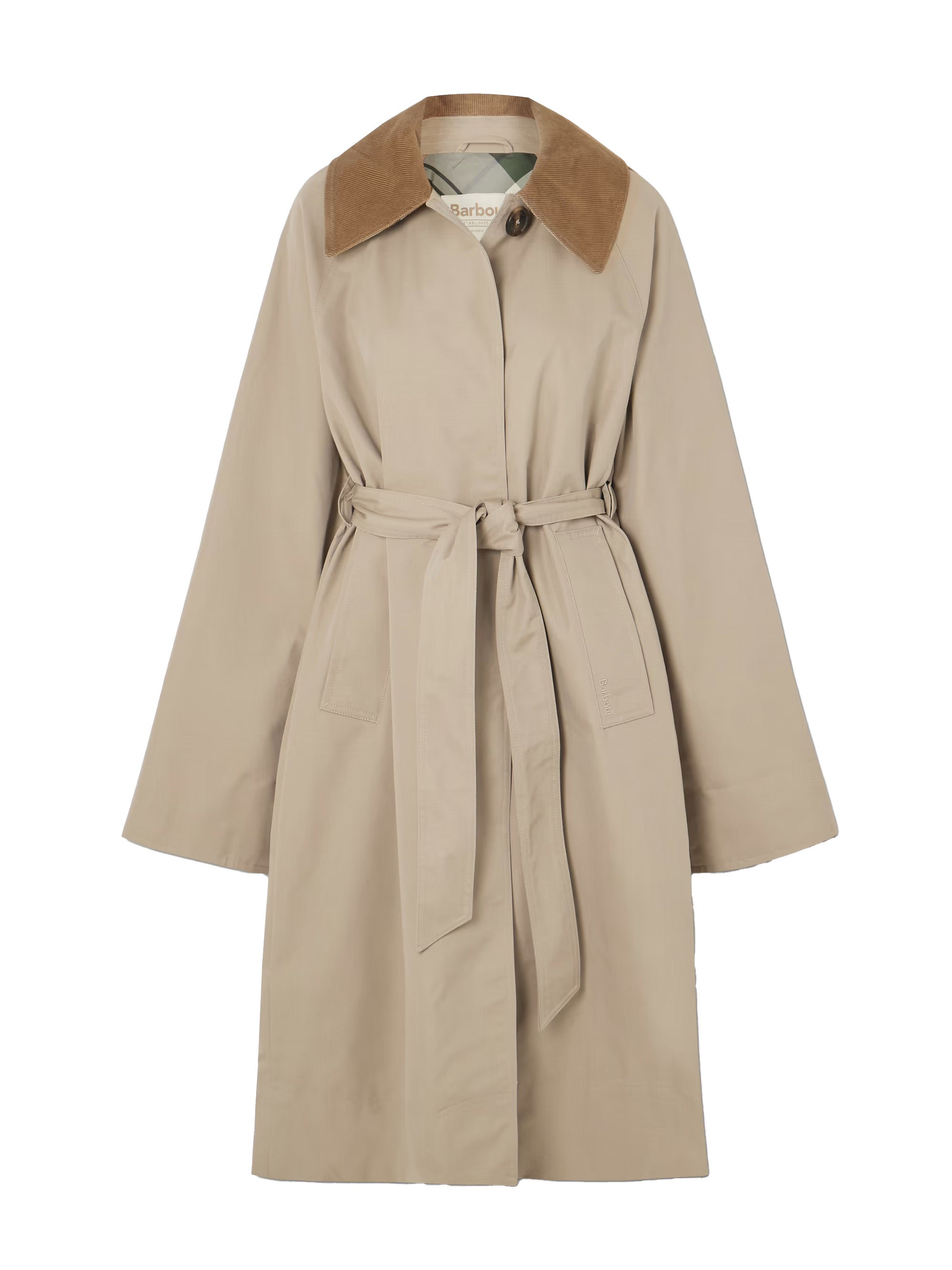 Keprový trenčkot z bavlněné směsi s manšestrovými detaily, BARBOUR, 350 €