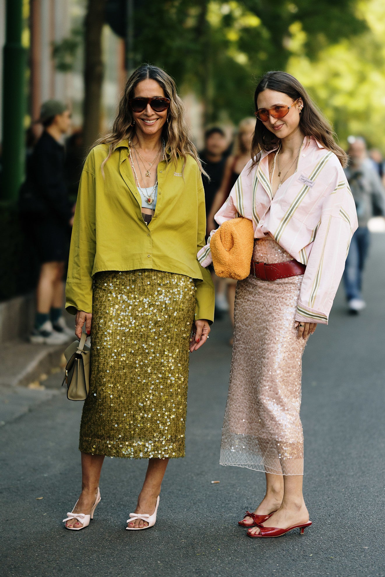 Street style Milan Fashion Week, září 2026
