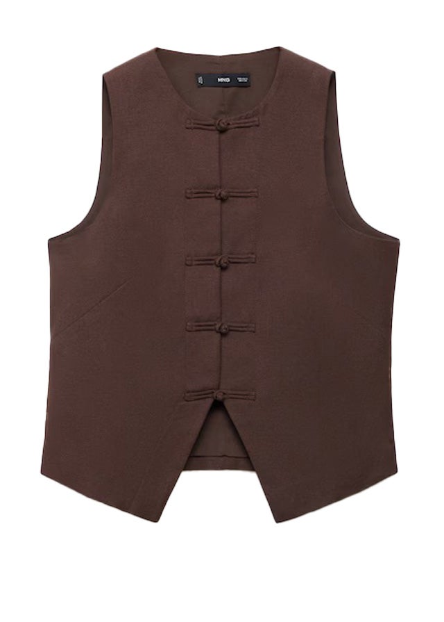 Vesta z lněné směsi, MANGO, prodává Mango, 999 Kč