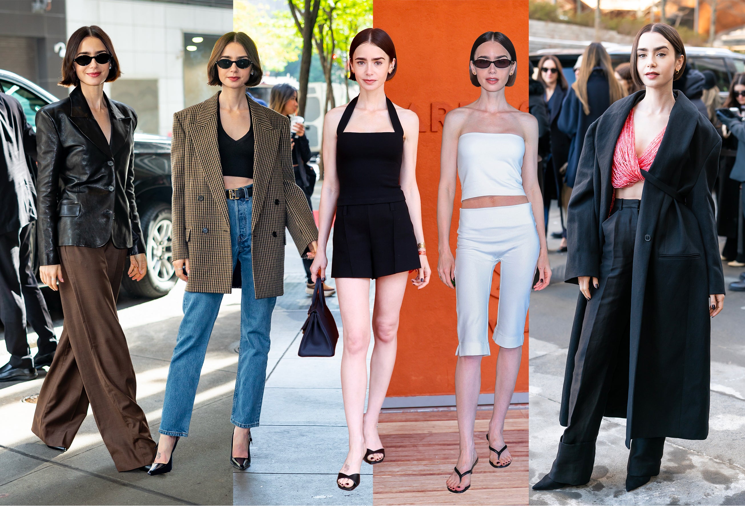 Módní múza Lily Collins: 5 outfitů, které vás překvapí svým minimalismem