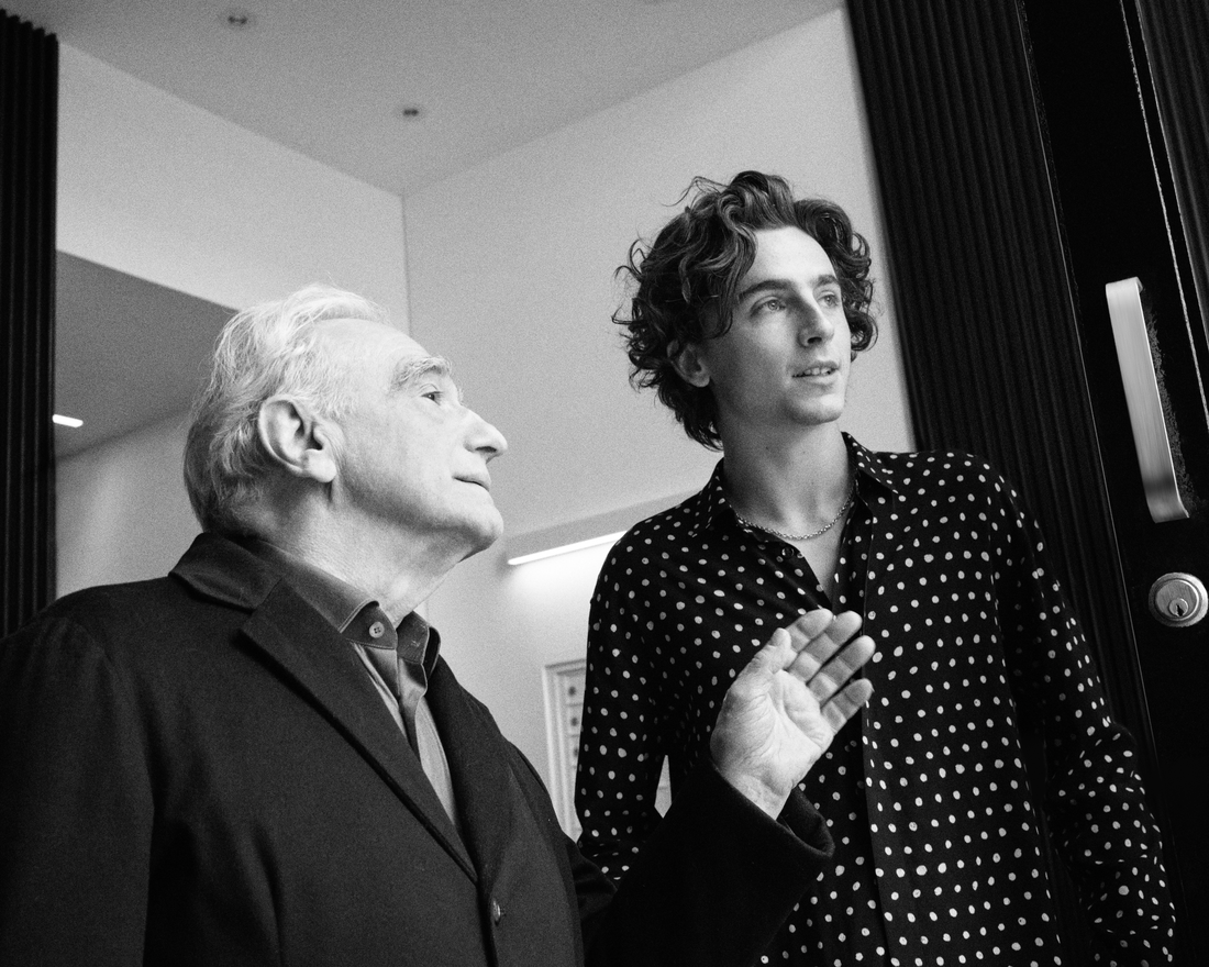 Timothée Chalamet a Martin Scorsese