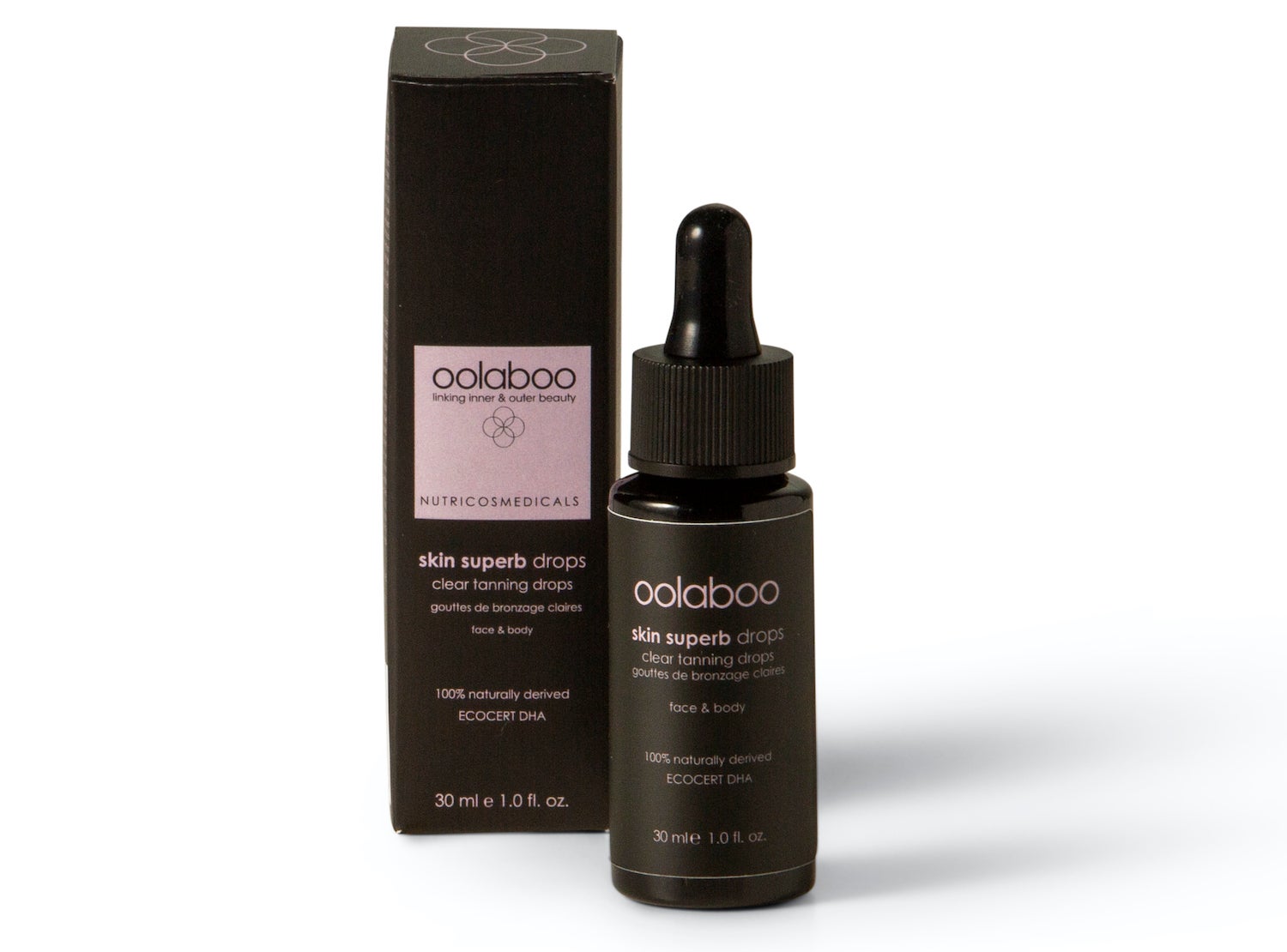 Samoopalovací kapky Skin Superb Clear Tanning Drops, OOLABOO, 990 Kč