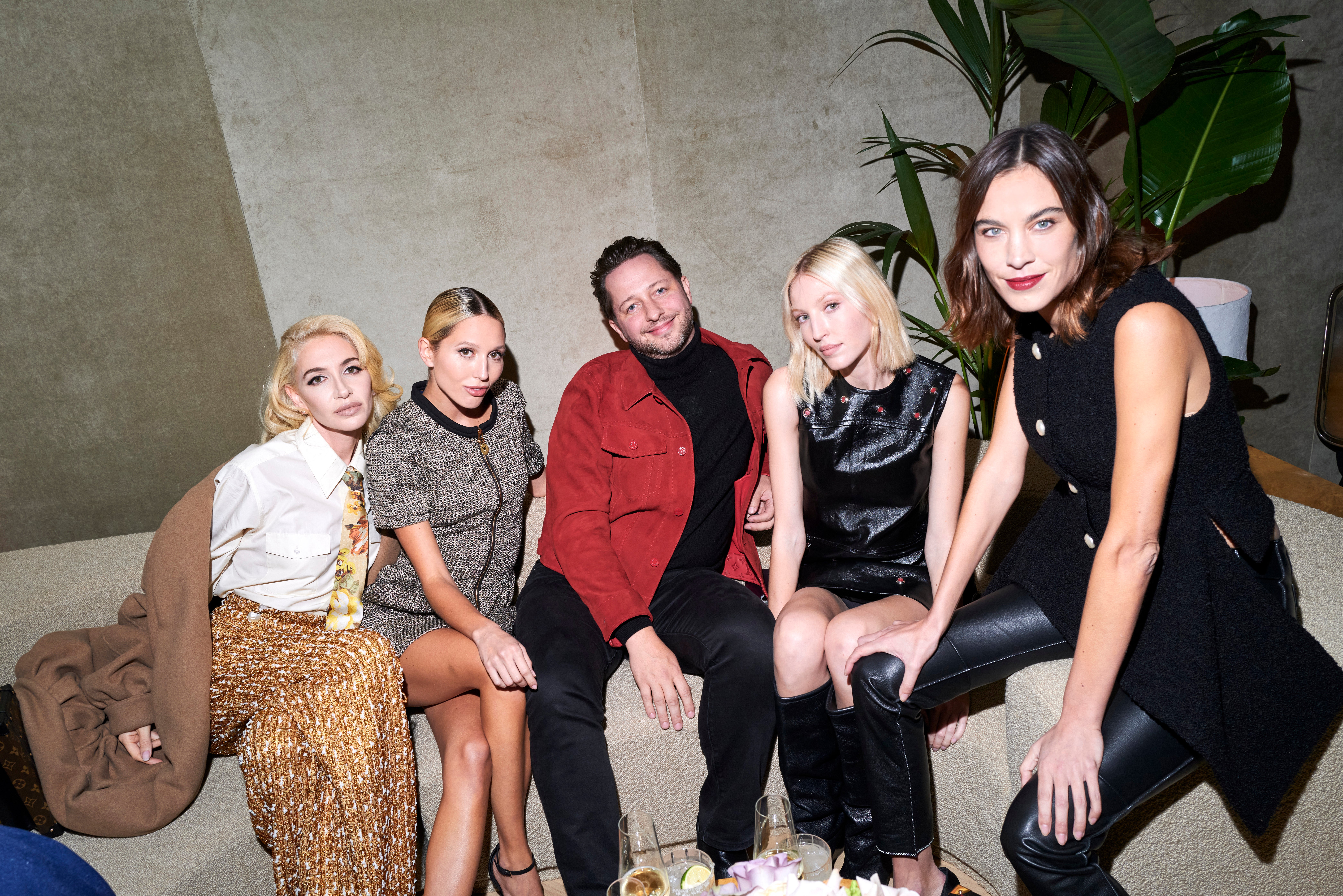 Sabine Getty, Olympia of Greece, Derek Blasberg, Ella Richards a Alexa Chung