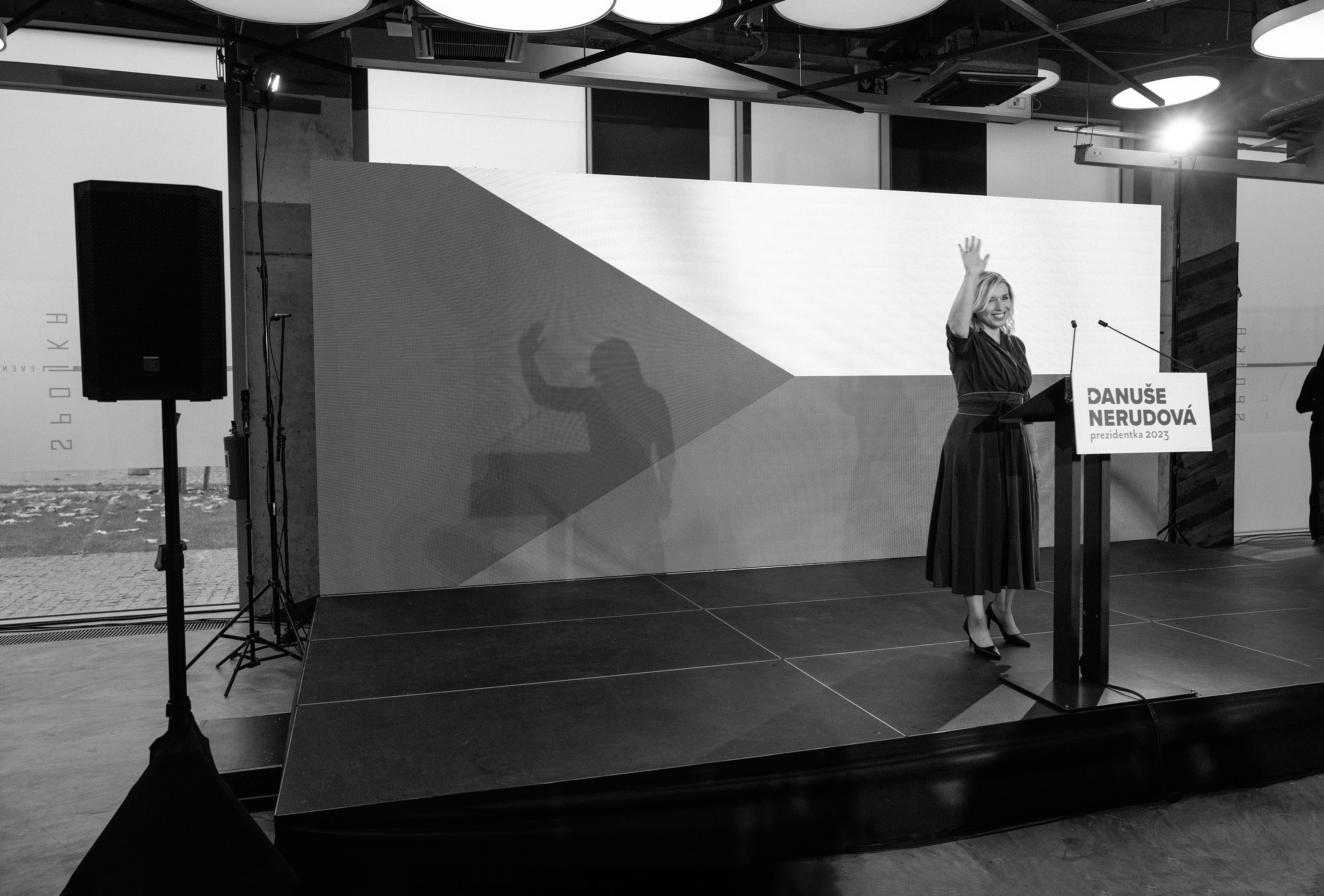 Danuši Nerudovu na trati převolebního závodu potkali Marie Tomanová a Tomki Němec