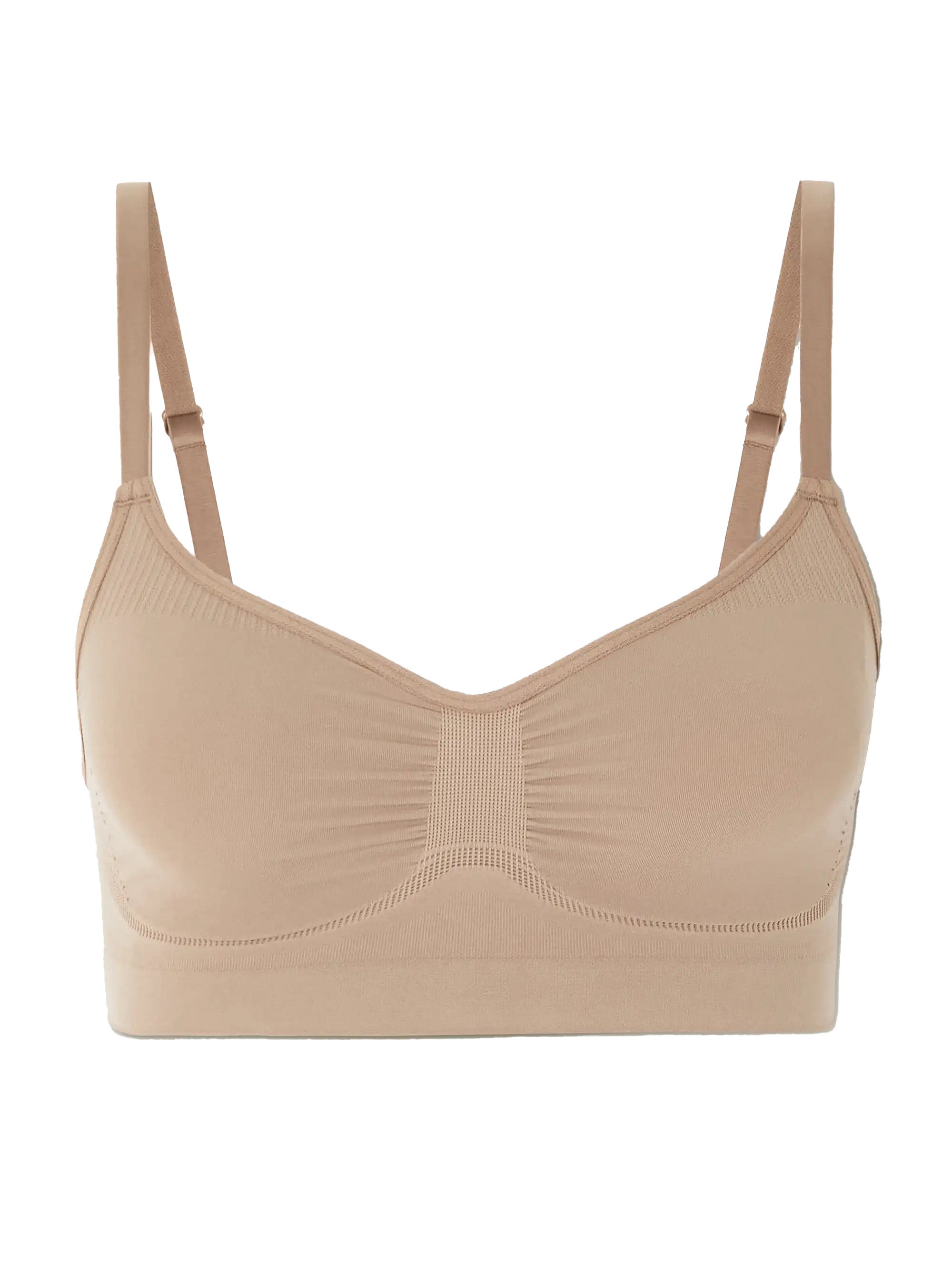 Bezešvá braletka Sienna, SKIMS, prodává Net-a-Porter, 48 €