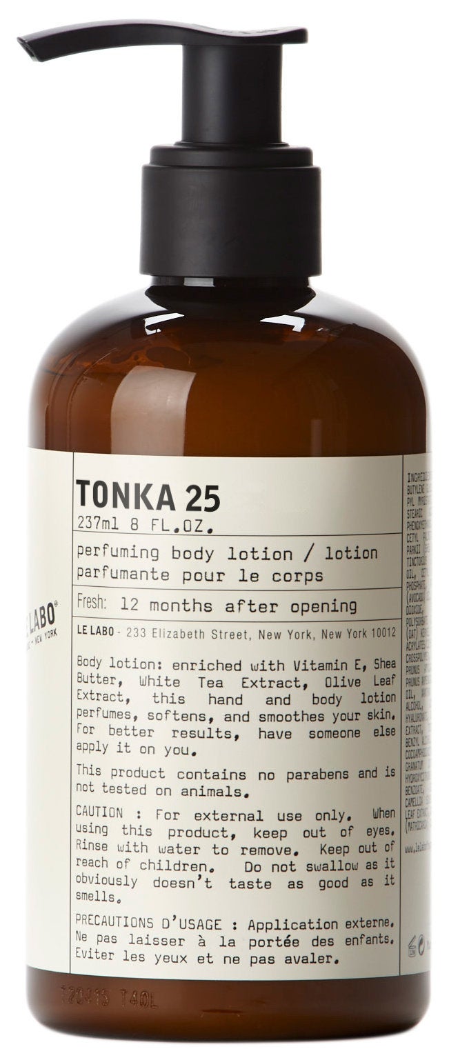Tělové mléko Tonka 25, Le Labo, prodává Ingredients, 1550 Kč