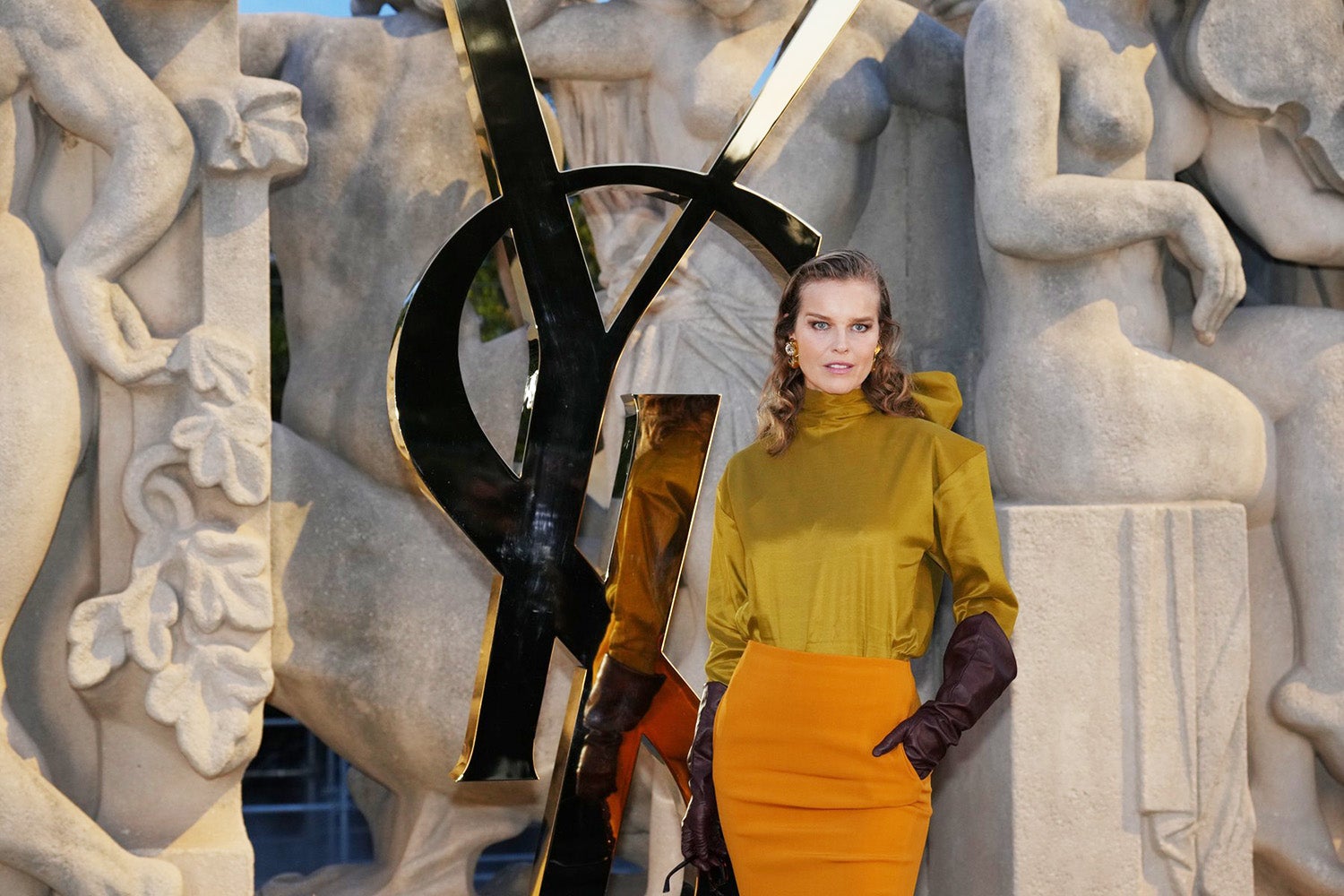 Přehlídka Saint Laurent byla summitem supermodelek