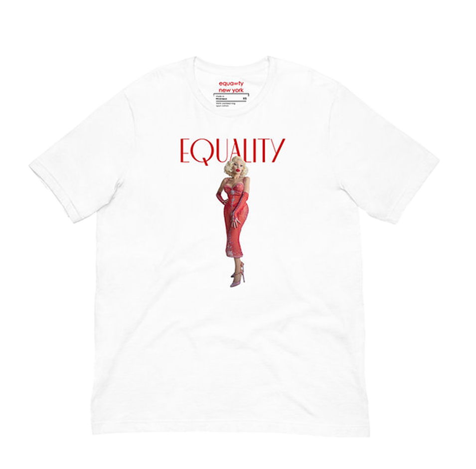 Equality x Amanda tee, EQUALITY, prodává Equality, 55 $