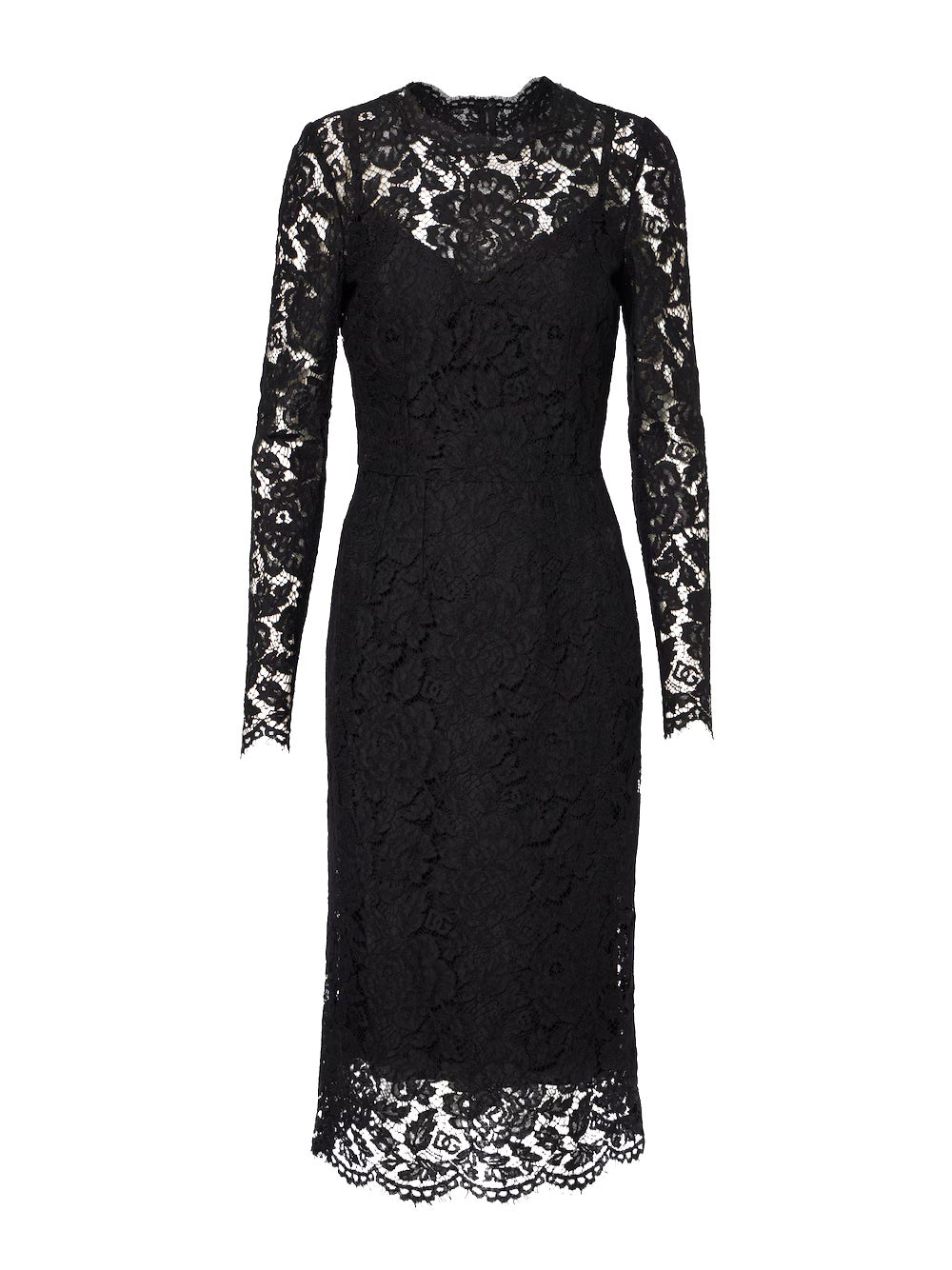 Černé krajkové pouzdrové šaty, DOLCE & GABBANA, 2 750 €