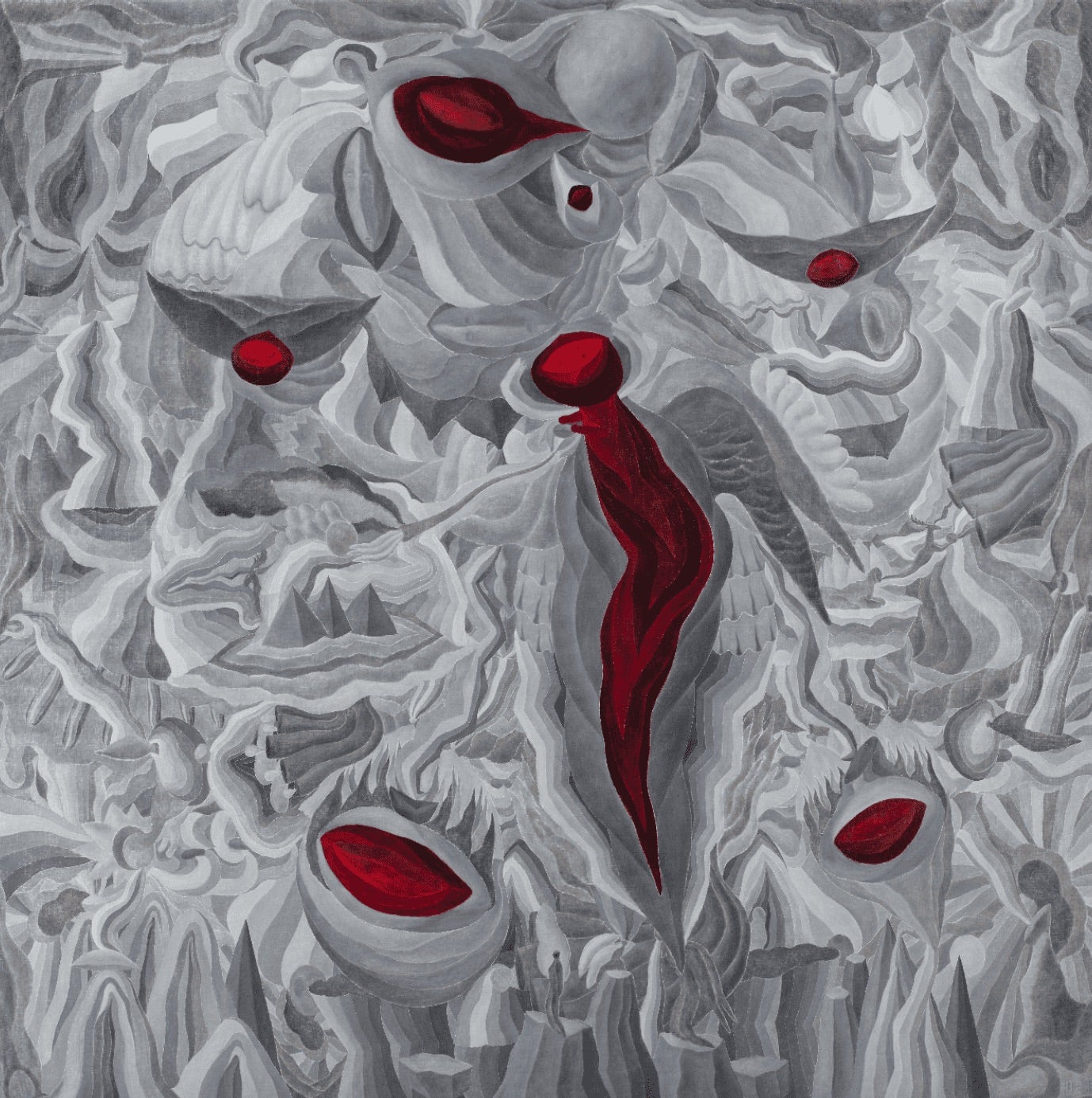 Obraz Plamen, olej na plátně, JAN HÍSEK, prodává DSC Gallery, info o ceně u prodejce