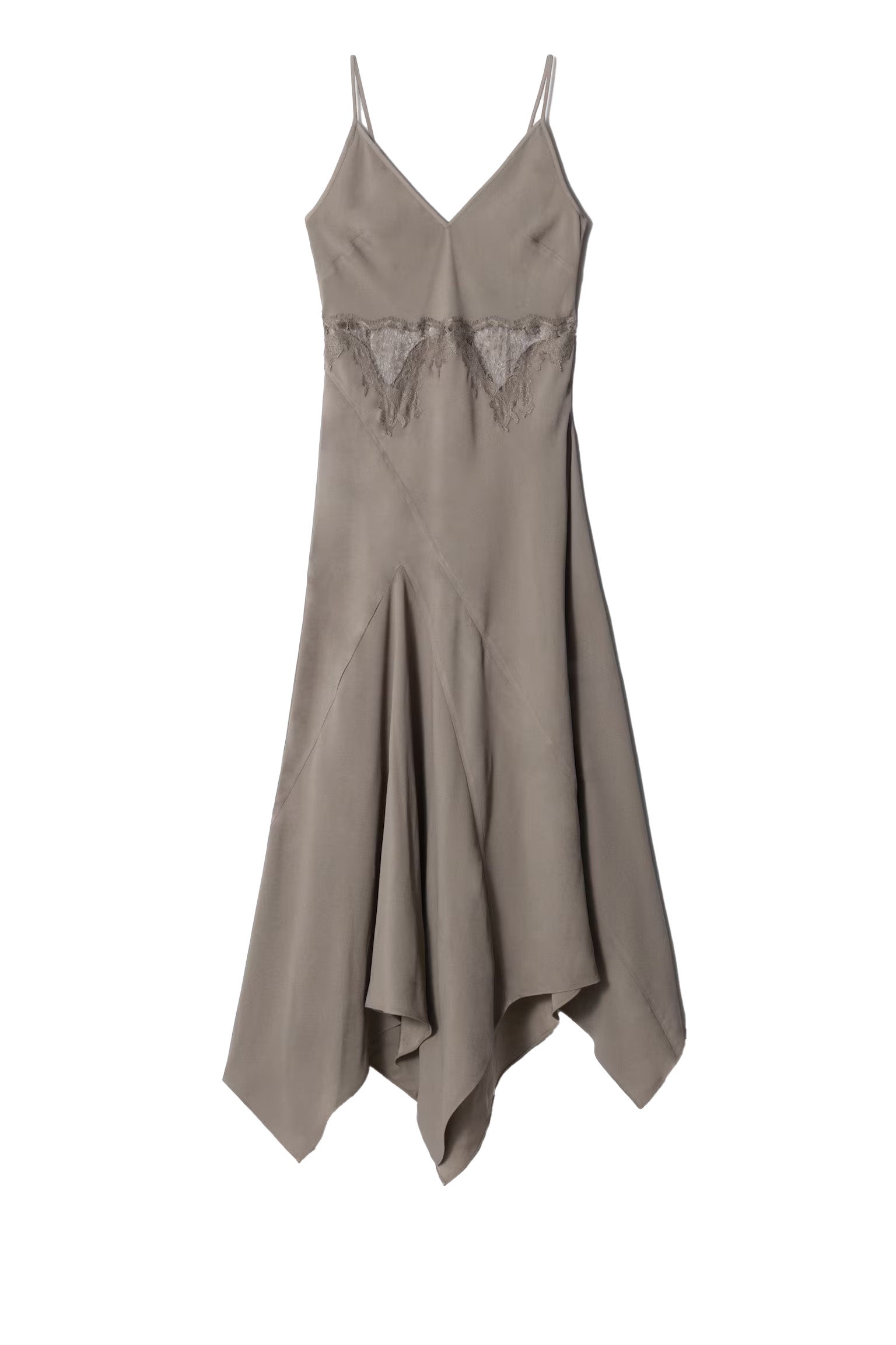 Asymetrické šaty s krajkou, & OTHER STORIES, prodává H&M, 3 990 Kč