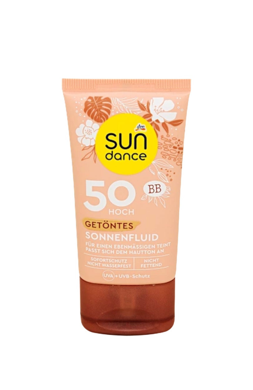 Tónovací fluid na opalování SPF50, SUNDANCW, 169 Kč