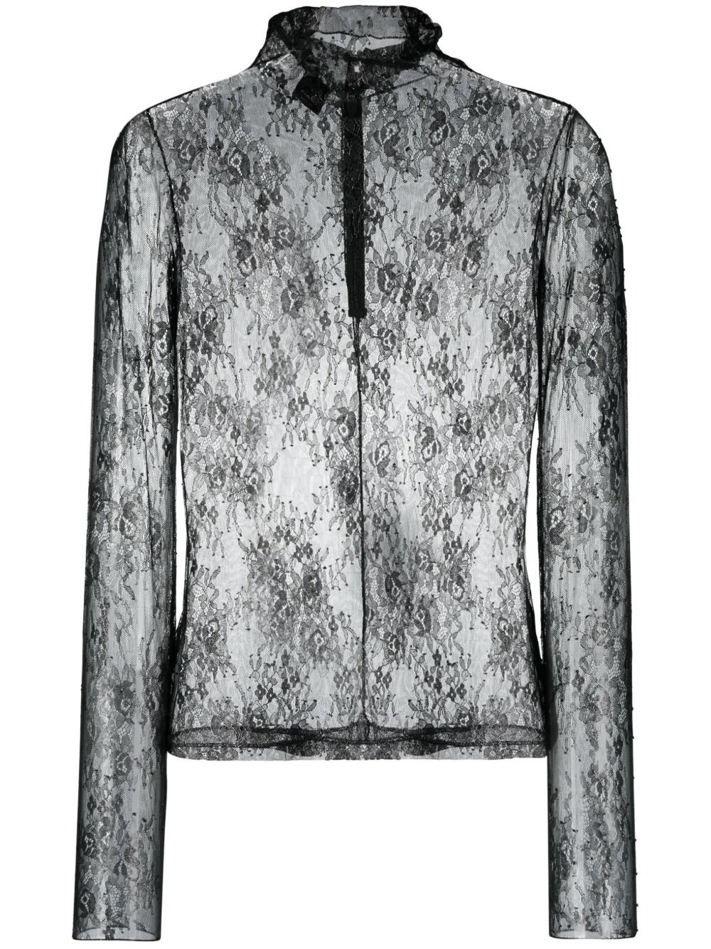 Průhledný top, PINKO, prodává Farfetch, 250 €