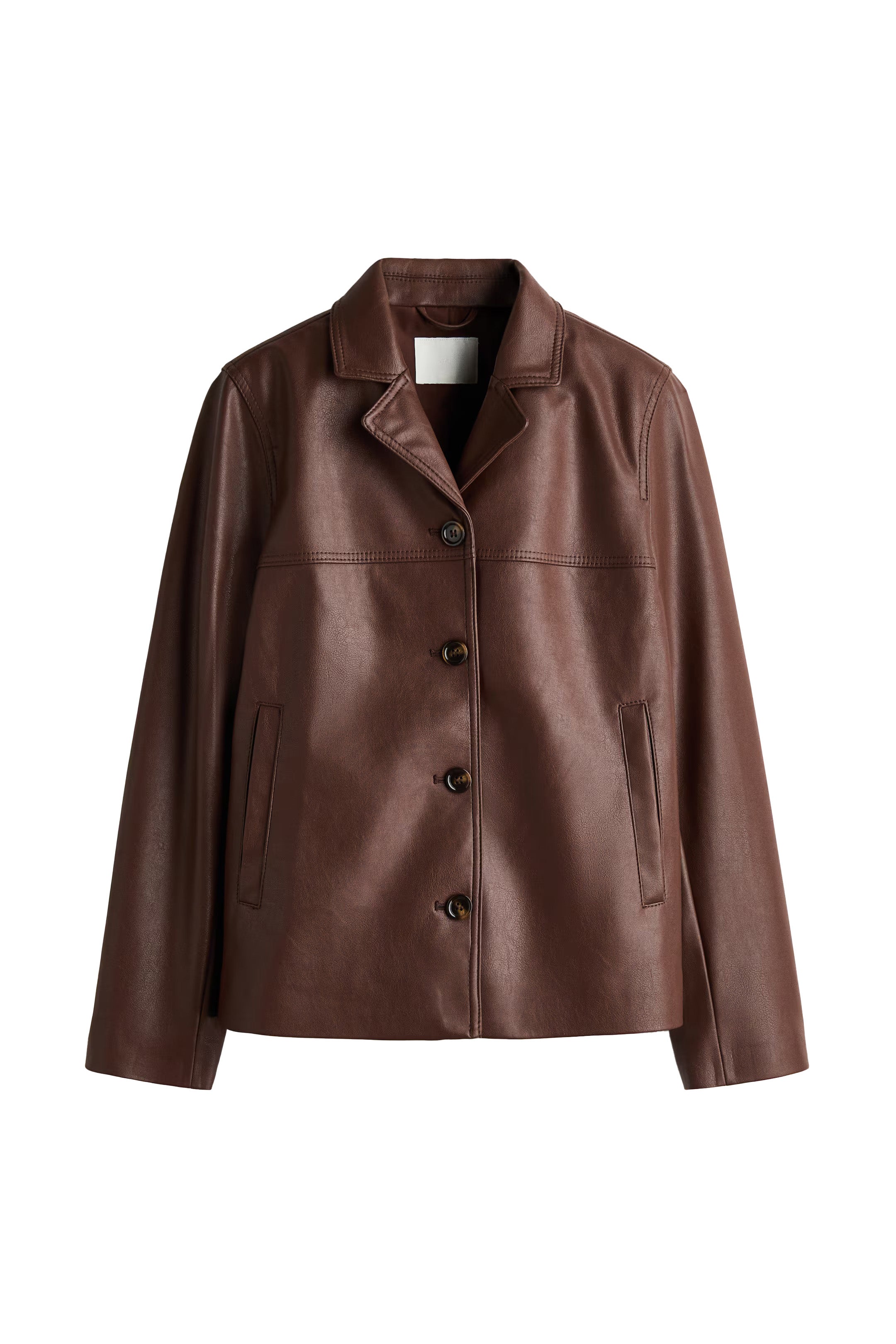 Bunda z potažené látky, H&M, 1 239 Kč