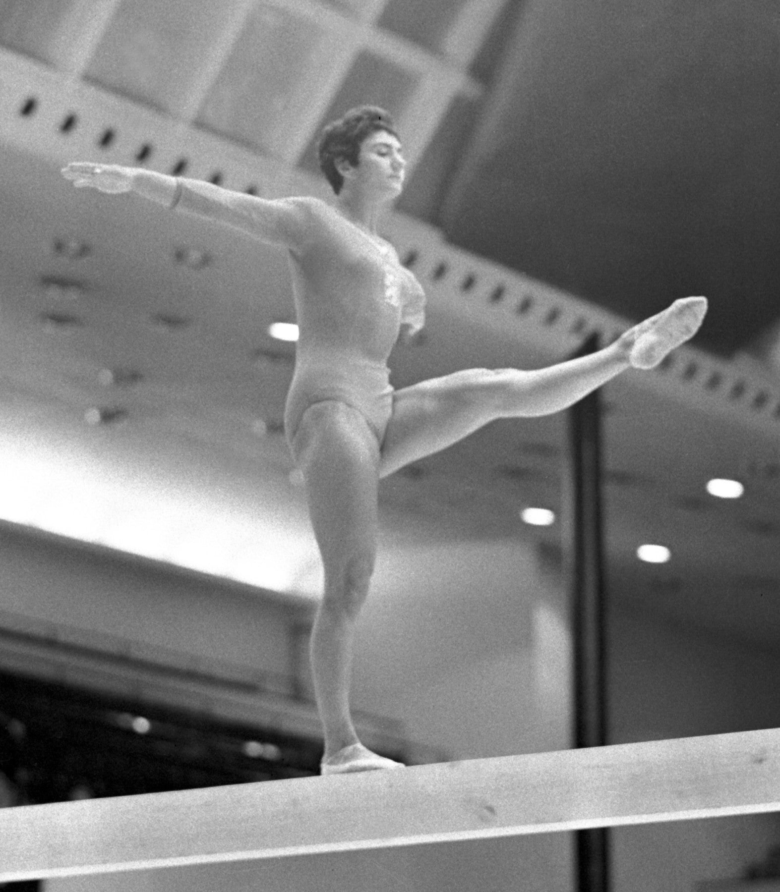 Eva Bosáková na mistrovství světa ve sportovní gymnastice, 1962 Autor: Profimedia