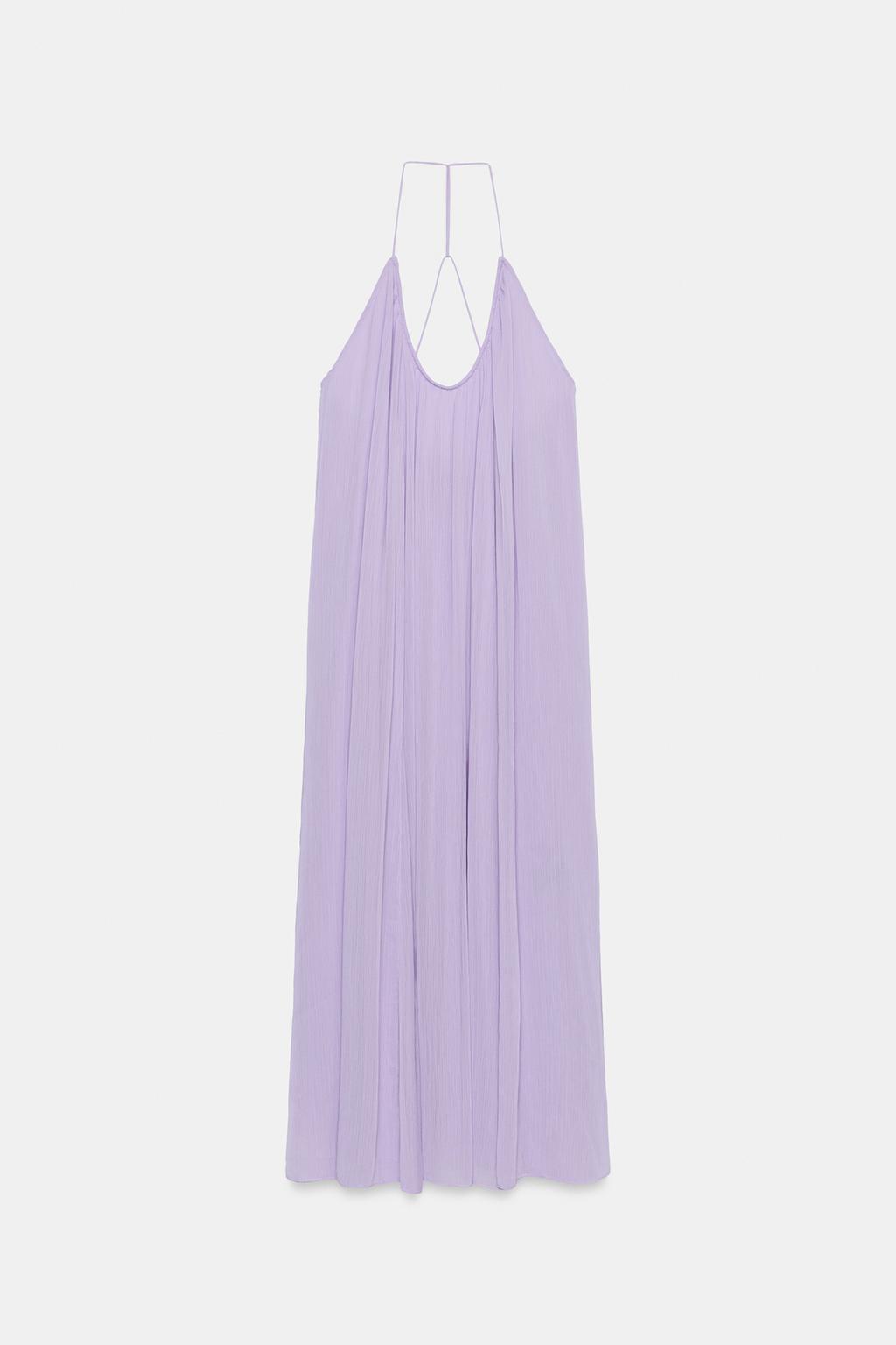 Dlouhé šaty na ramínka, ZARA, 1 199 Kč