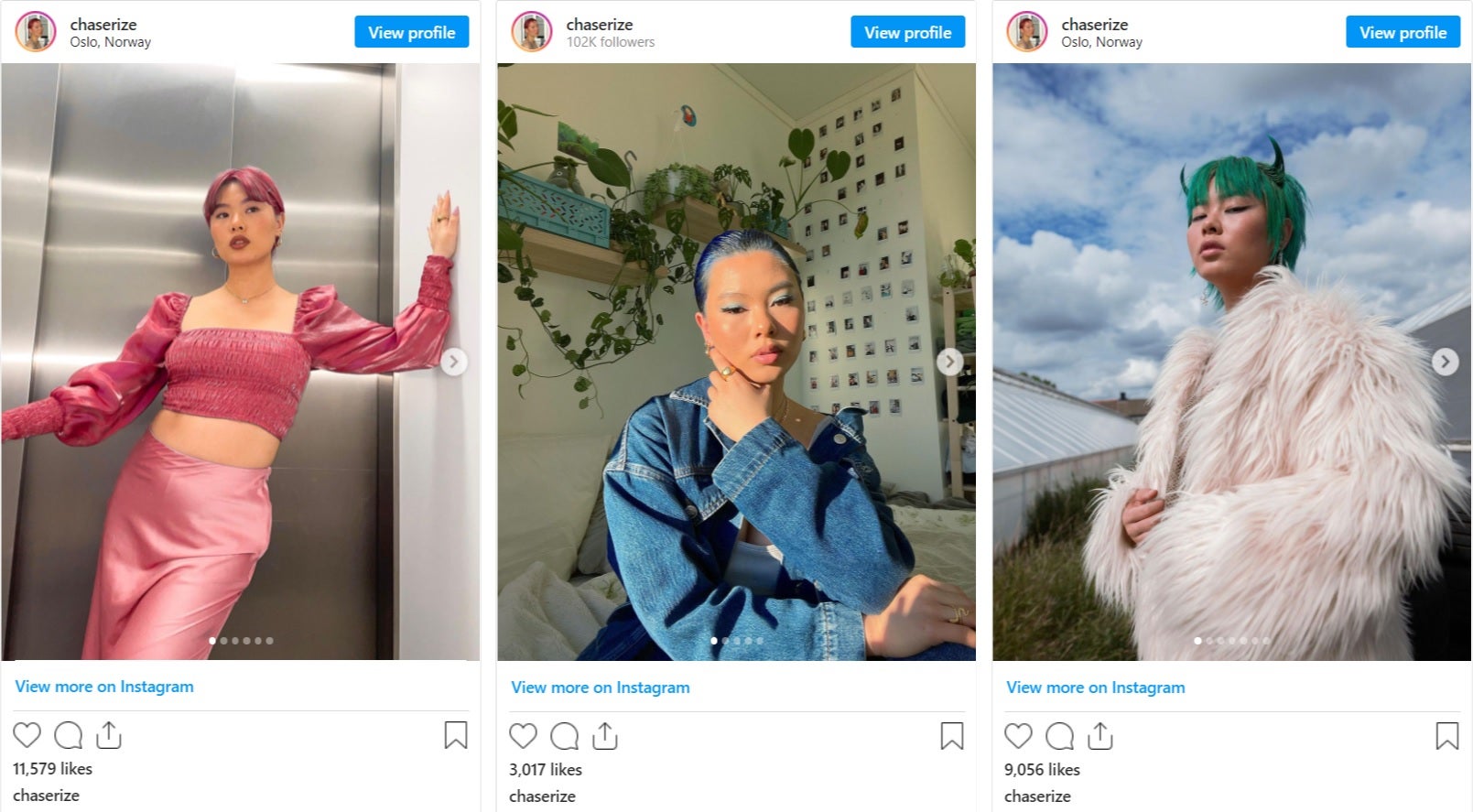 This Gen Z Artist Changed Her Hair Over 70 Times in a Year