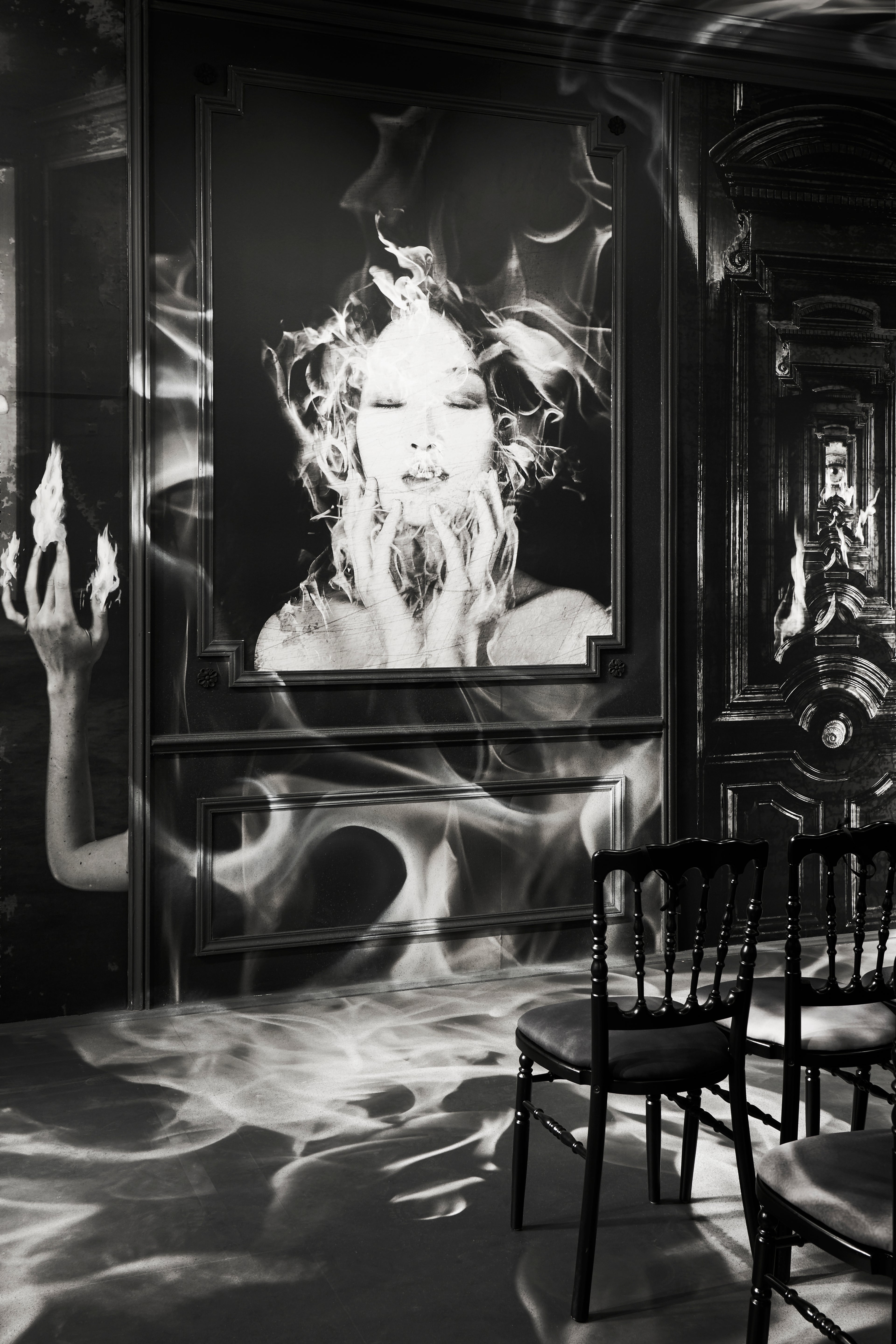 Set design na přehlídce kolekce Dior Haute Couture, podzim/zima 2019/2020