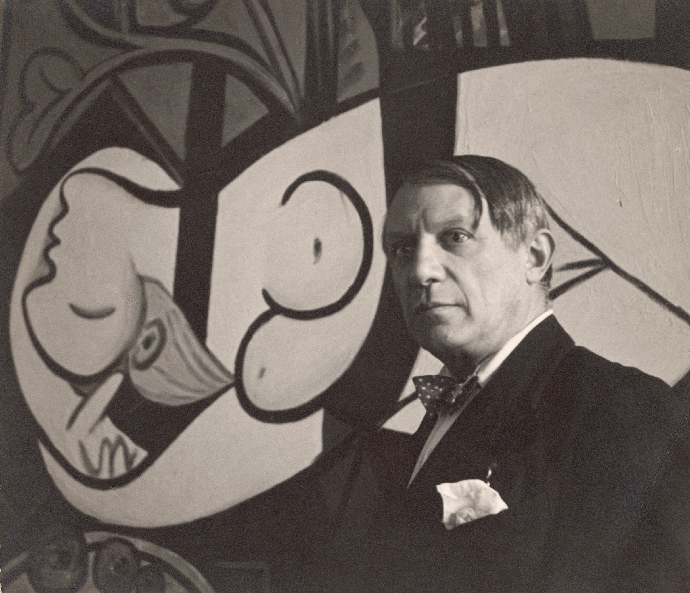 Pablo Picasso se svým obrazem Marie-Thérèse Walter (1932) Autor: Cecil Beaton