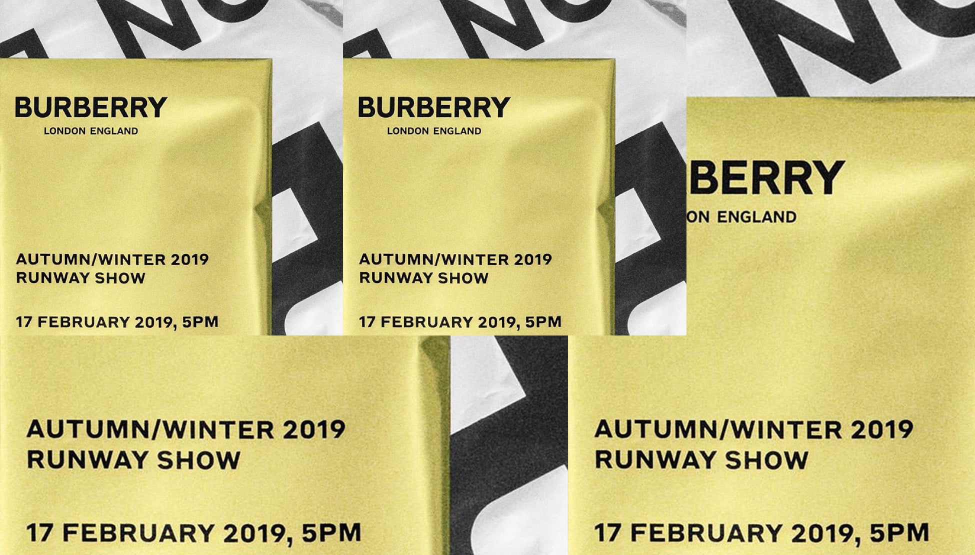 Živě z Londýna: Přehlídka Burberry pro sezonu podzim - zima 2019/20