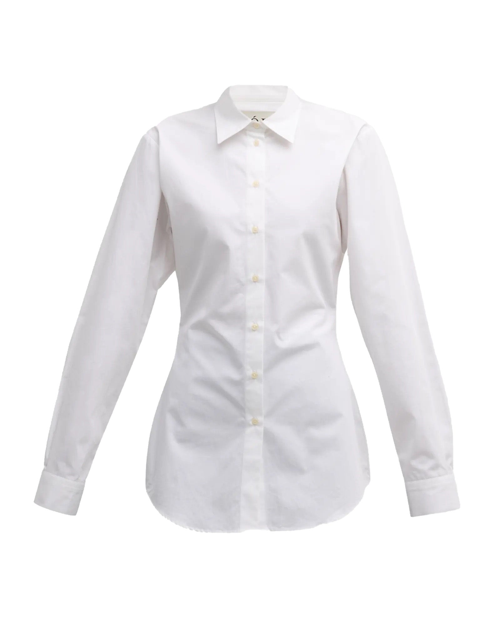 Popelínová košile s dlouhým rukávem, ROHE, prodává Neiman Marcus, 4 668 Kč