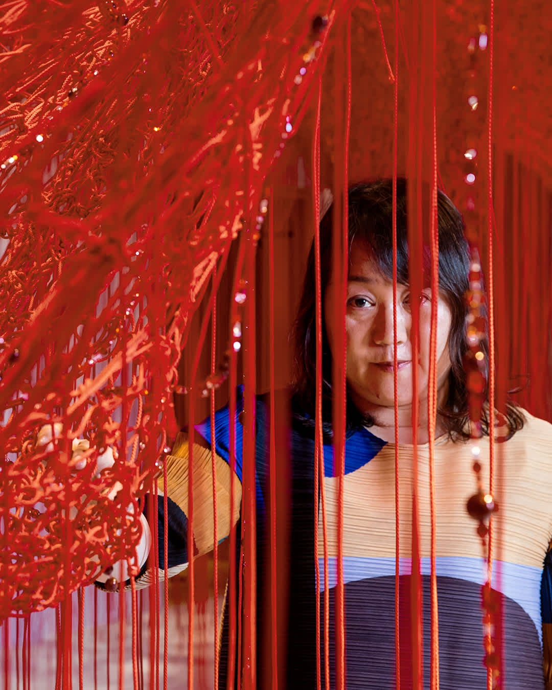 Chamber of Wonder by Chiharu Shiota