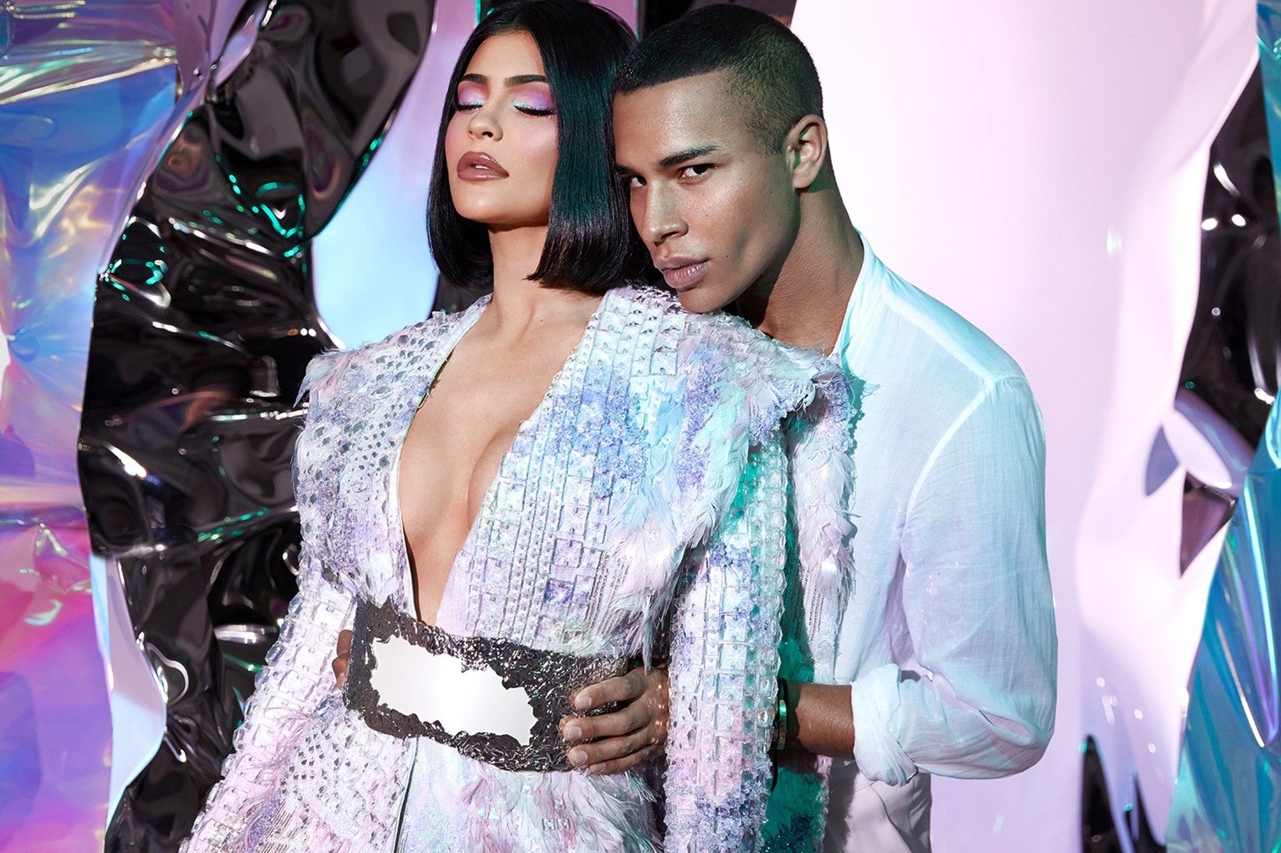 Olivier Rousteing exkluzivně o fashion art pro Kylie Jenner, pohádkách a proč je nutné krásu vnímat jinak