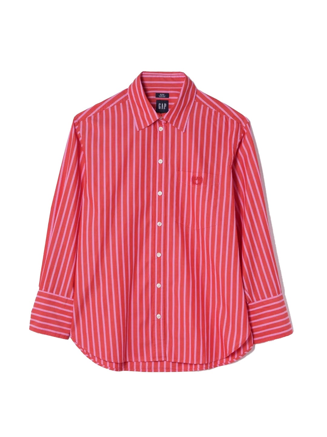 Popelínová košile s proužky, GAP, 1 999 Kč