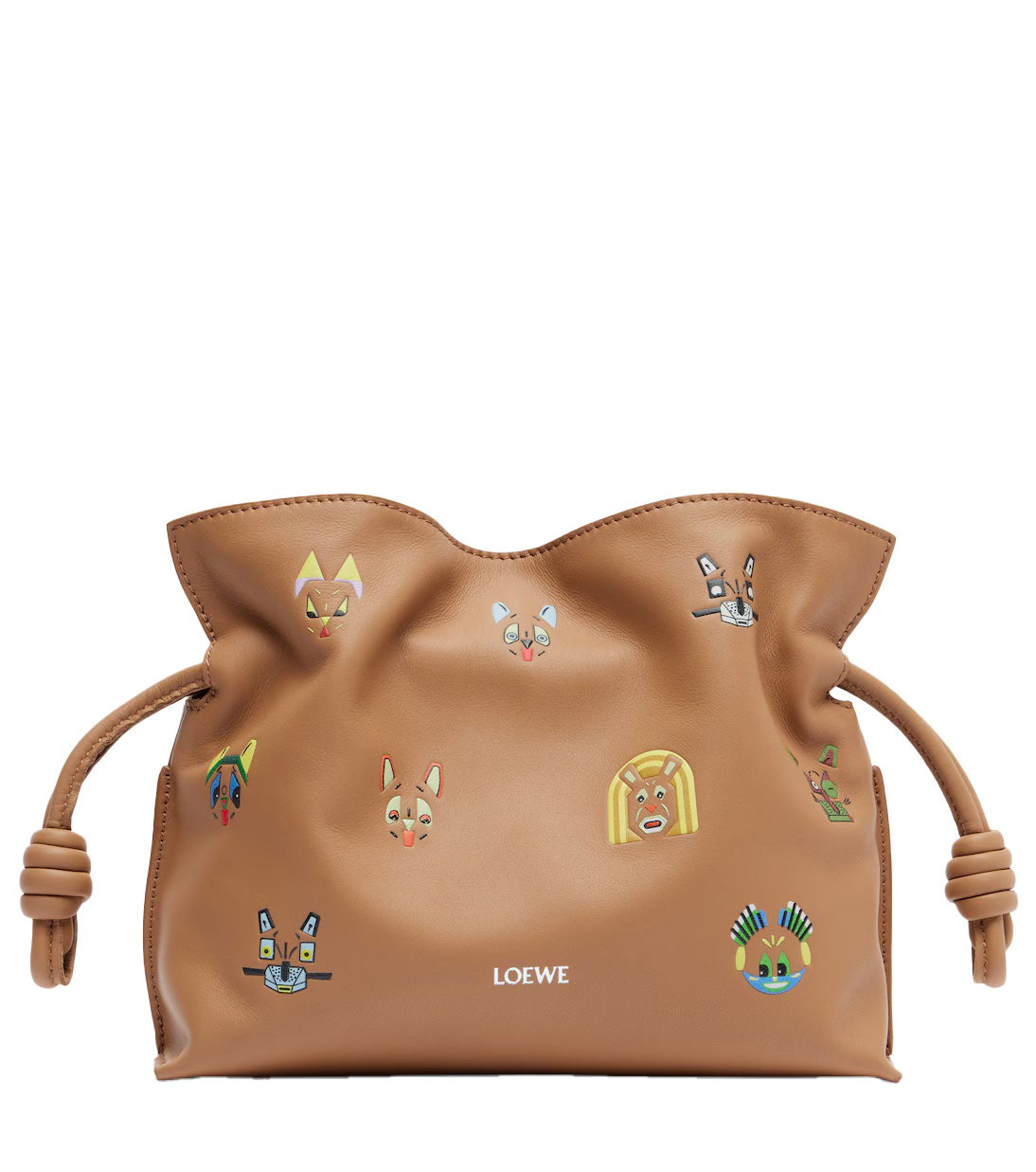 Kožená minikabelka s potiskem koček, LOEWE & LOUIS WAIN, prodává mytheresa, 2 300 €