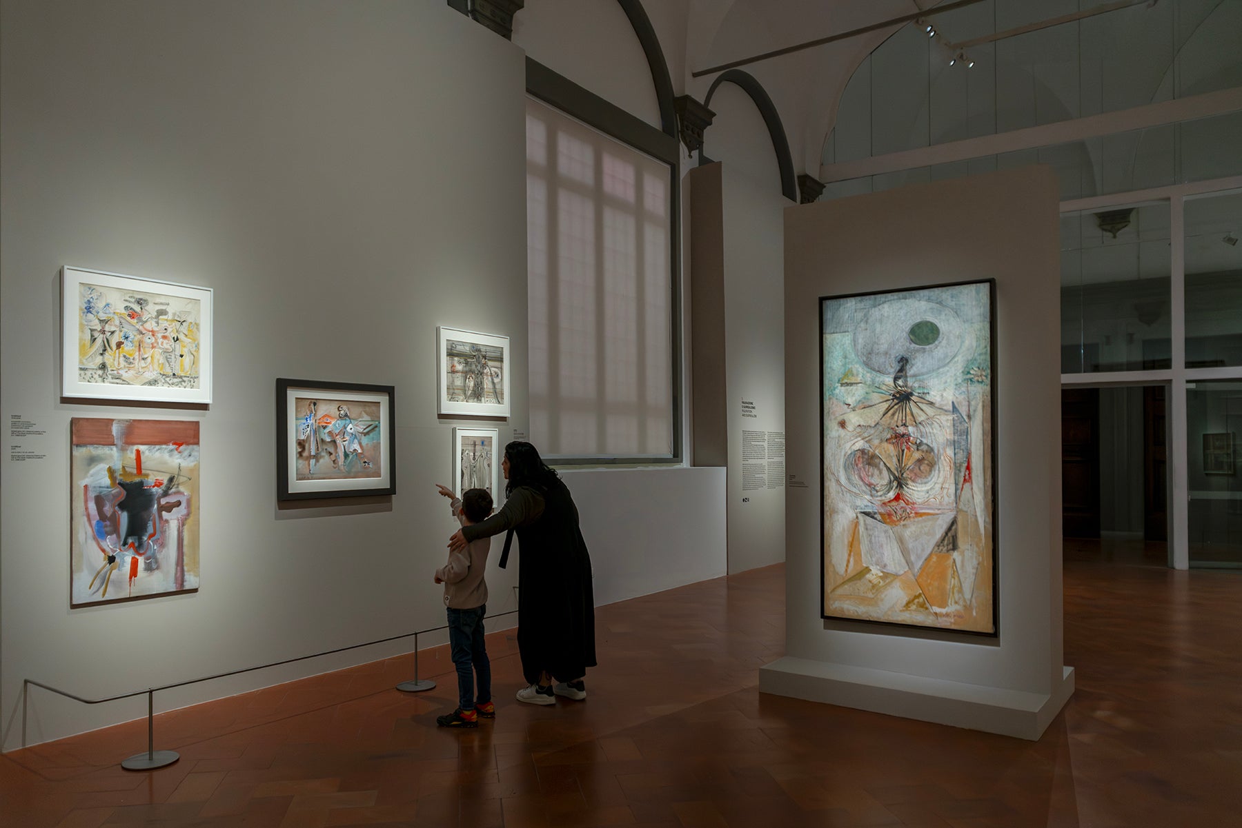 Výstava Rothko a Firenze, pohledy do expozice, Palazzo Strozzi, Museo di San Marco a Biblioteca Medicea Laurenziana, Florencie, 2026
