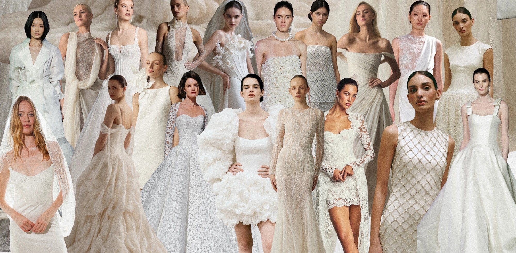 96 nejkrásnějších looků z New York Bridal Fashion Weeku pro jaro 2027