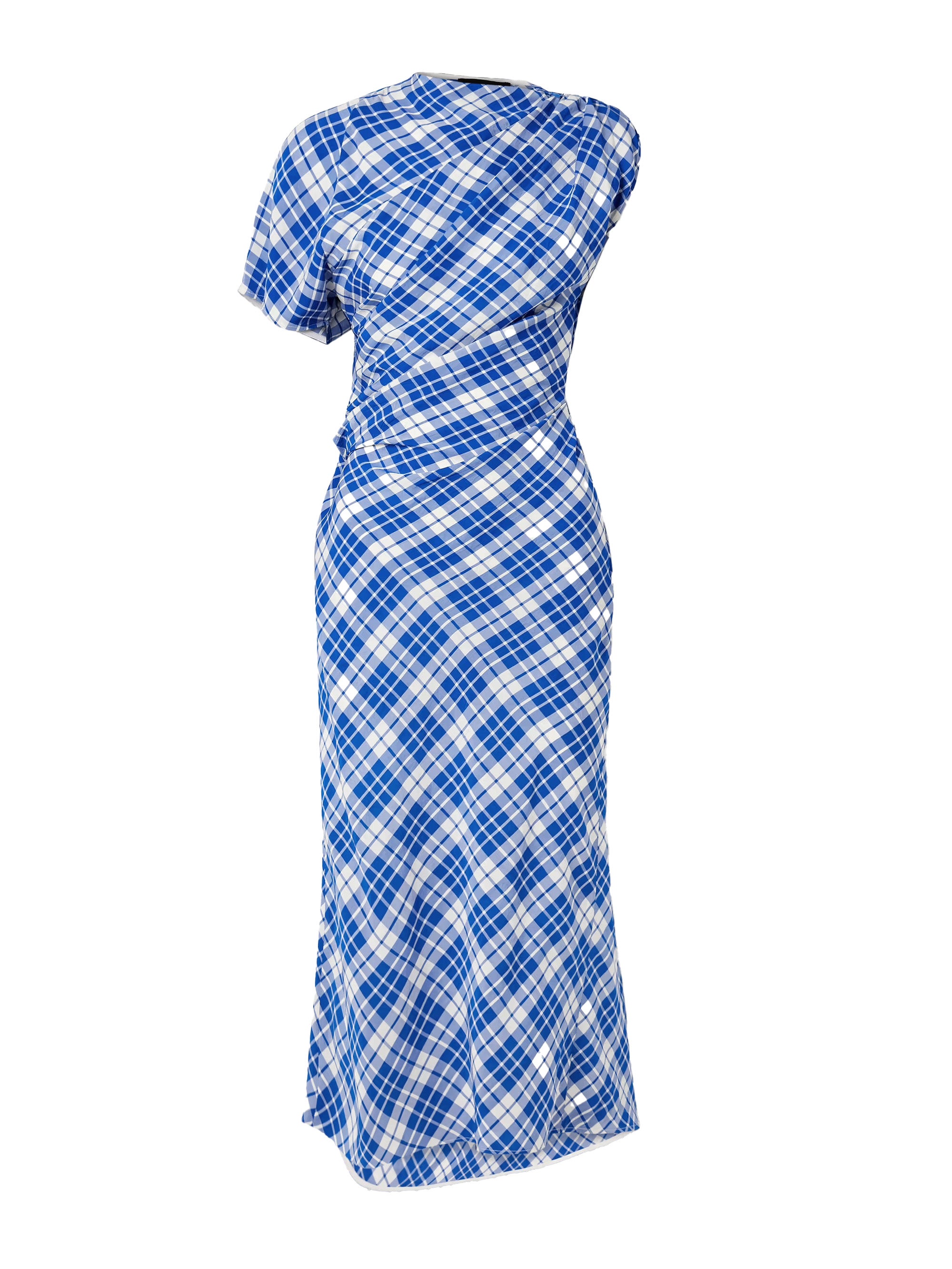 Nabírané kostkované keprové midišaty Hallie, PROENZA SCHOULER, 1 470 €