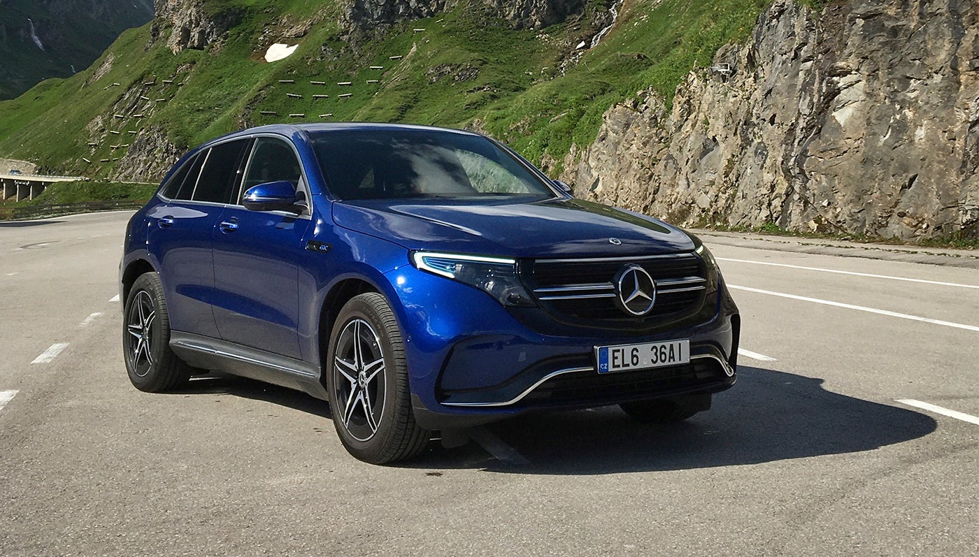 V Alpách s elektromobilem EQC od Mercedes-EQ, který se o vás postará