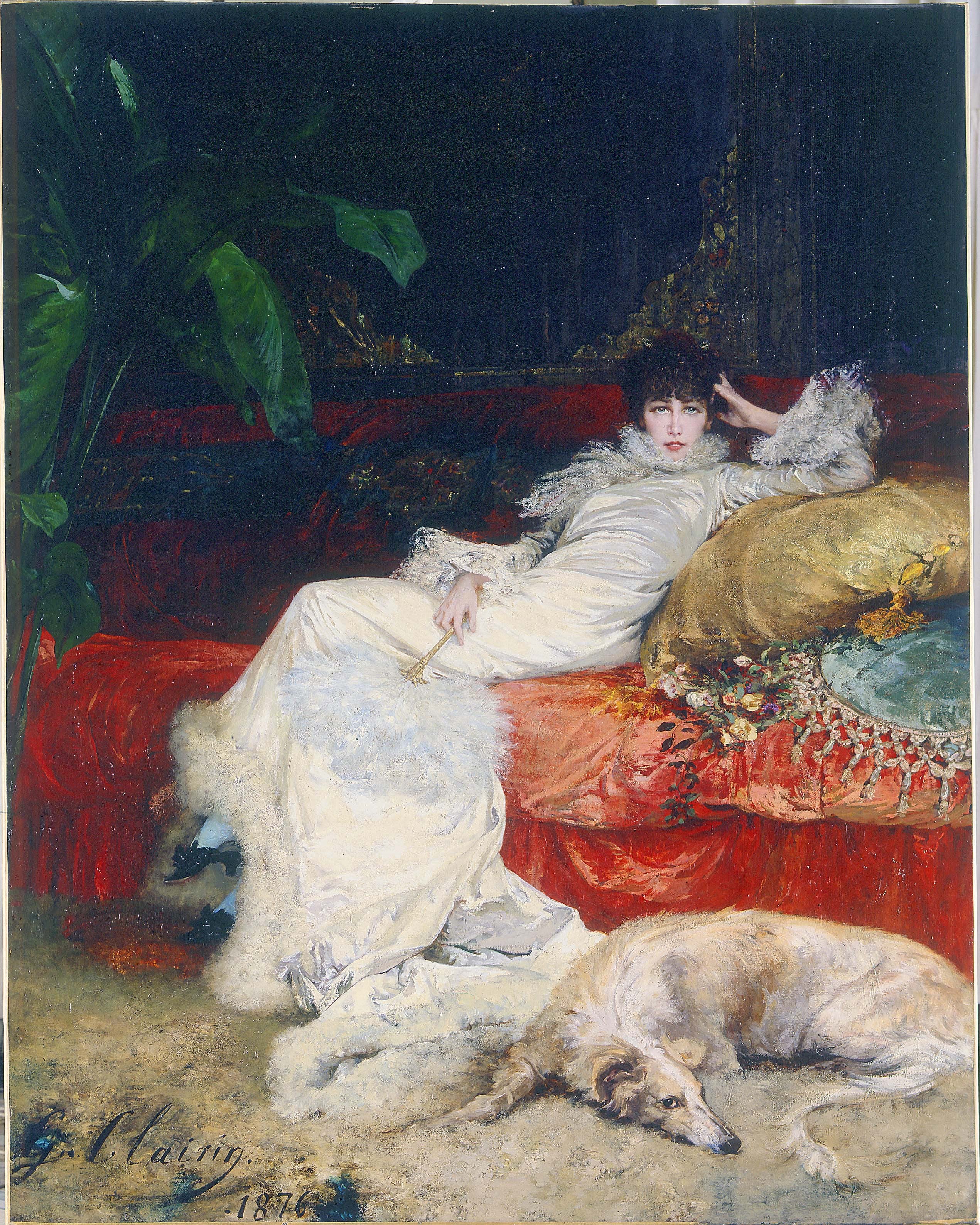 _Portrét Sarah Bernhardt_, Georges Clairin, 1876 Autor: Courtesy of Petit Palais