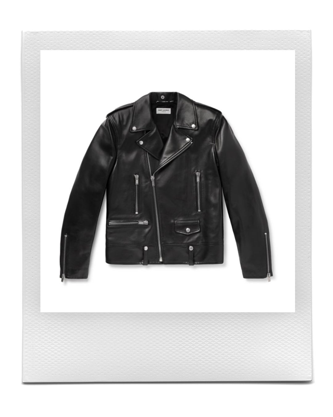 Kožený křivák, Saint Laurent, prodává Mr Porter, 3 590 €