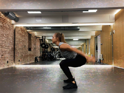 Dřepy s výskokem Dřepy s výskokem