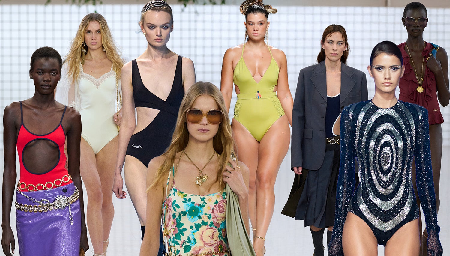 Jednodílné plavky, do kterých se vyplatí investovat už teď a nemusíte si je schovávat jen k vodě