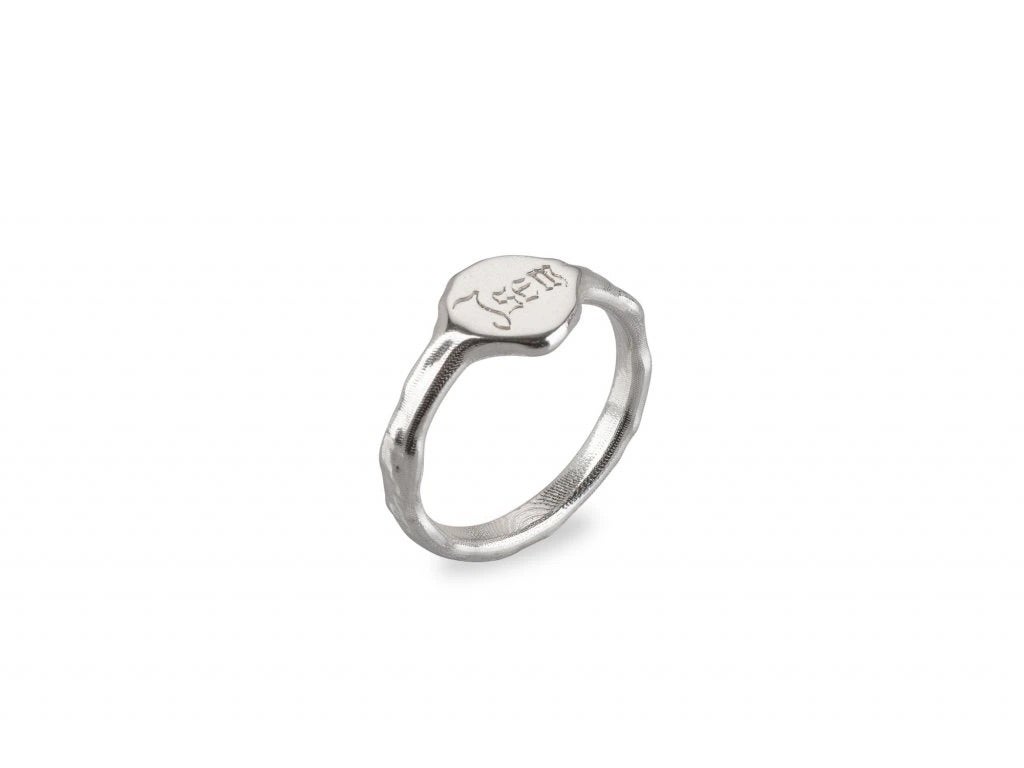 Pečetní stříbrný prsten Jsem, LHOTSKA JEWELLERY, prodává Lhotska Jewellery, 4 500 Kč
