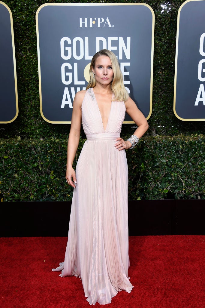 Kristen Bell v šatech Zuhair Murad a se šperky Harry Winston