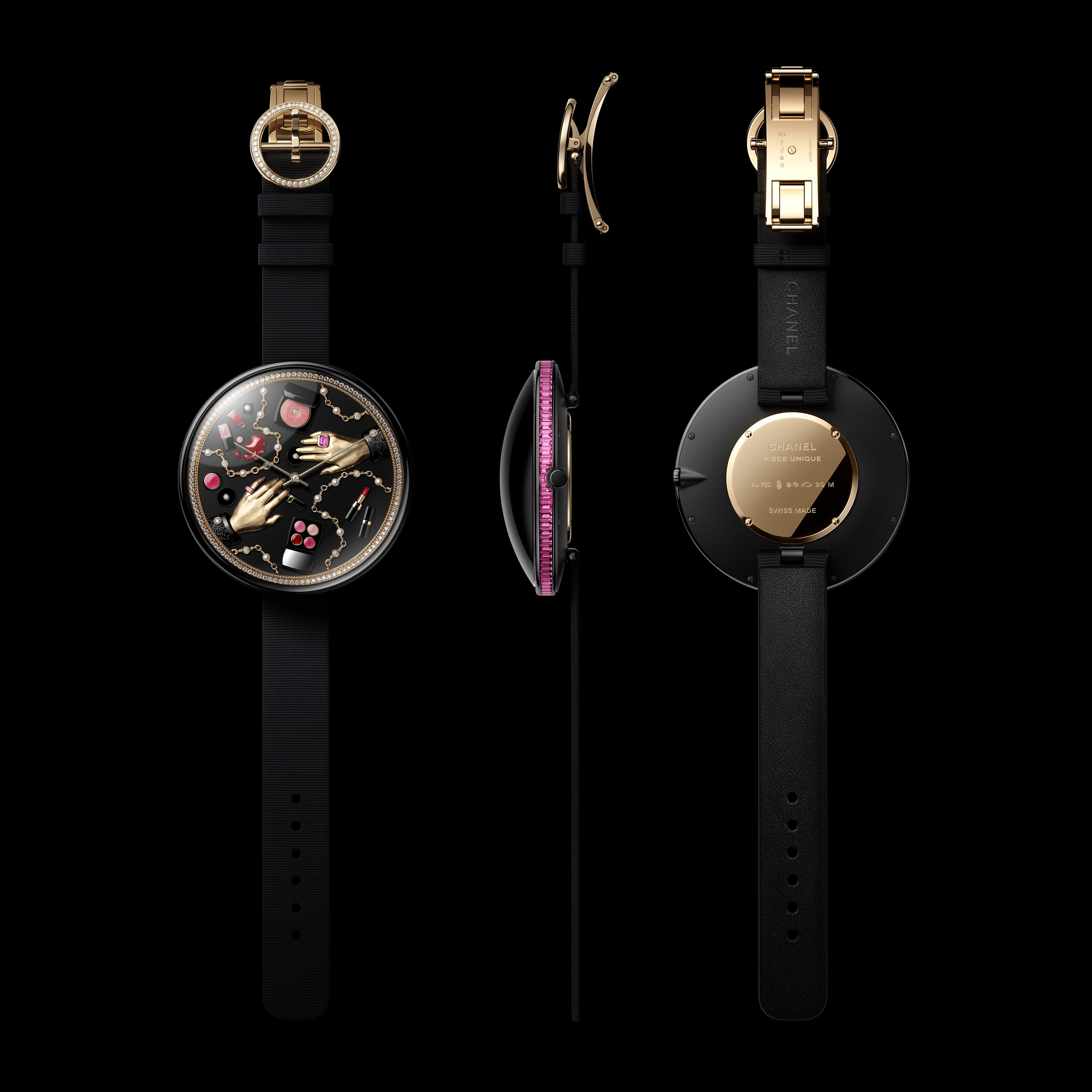 Rtěnka, tvářenka, oční stíny: Takový je design nových hodinek Chanel