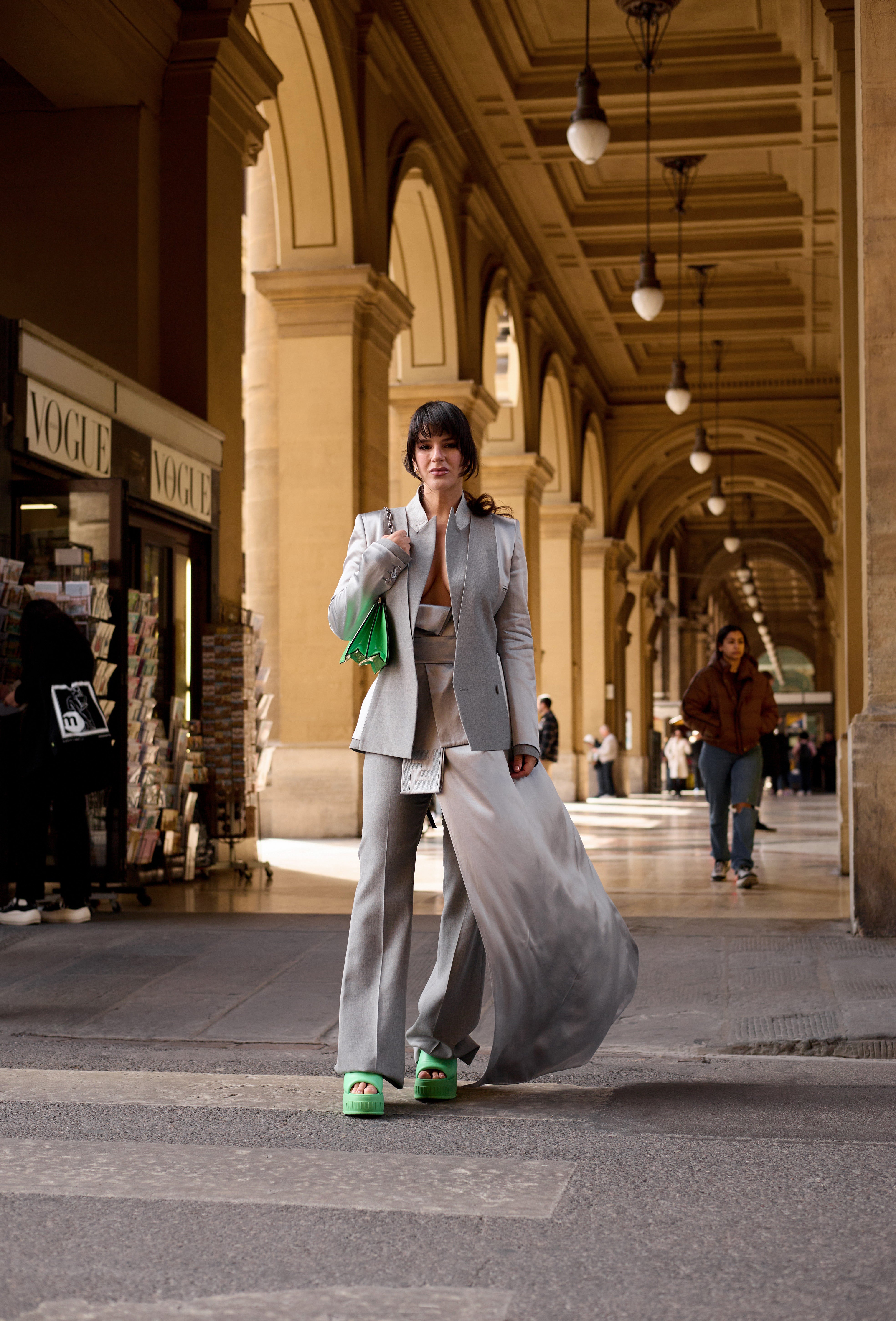 Total look, Fendi. Total look, Fendi.