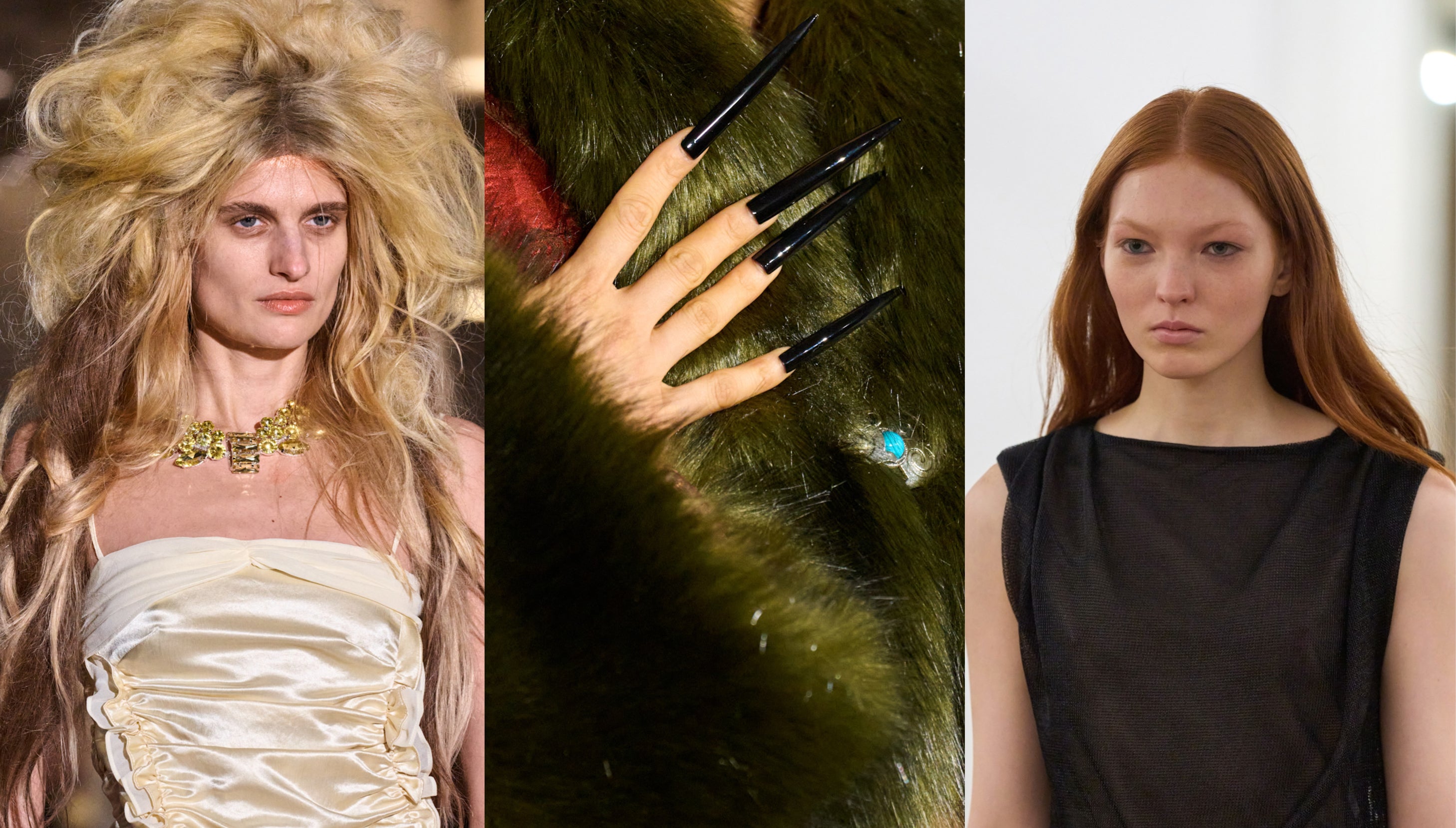 Od gotiky po modré stíny. New York Fashion Week odhalil beauty trendy pro sezonu podzim–zima 2026/2027