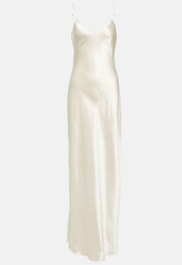 Hedvábné saténové maxišaty, NILI LOTAN, 820 €