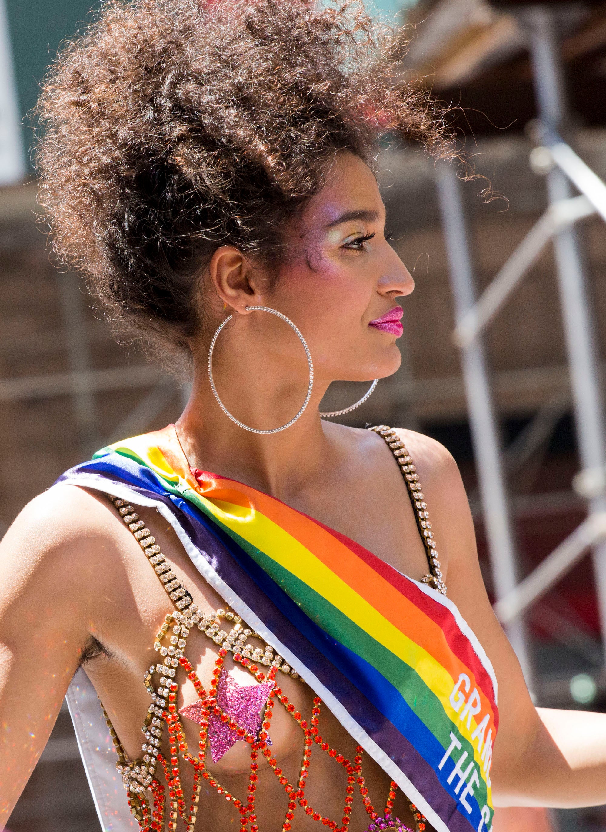 Indya Moore na Pride Parade v New Yorku       Autor: Erin Lefevre/NurPhoto via Getty Images