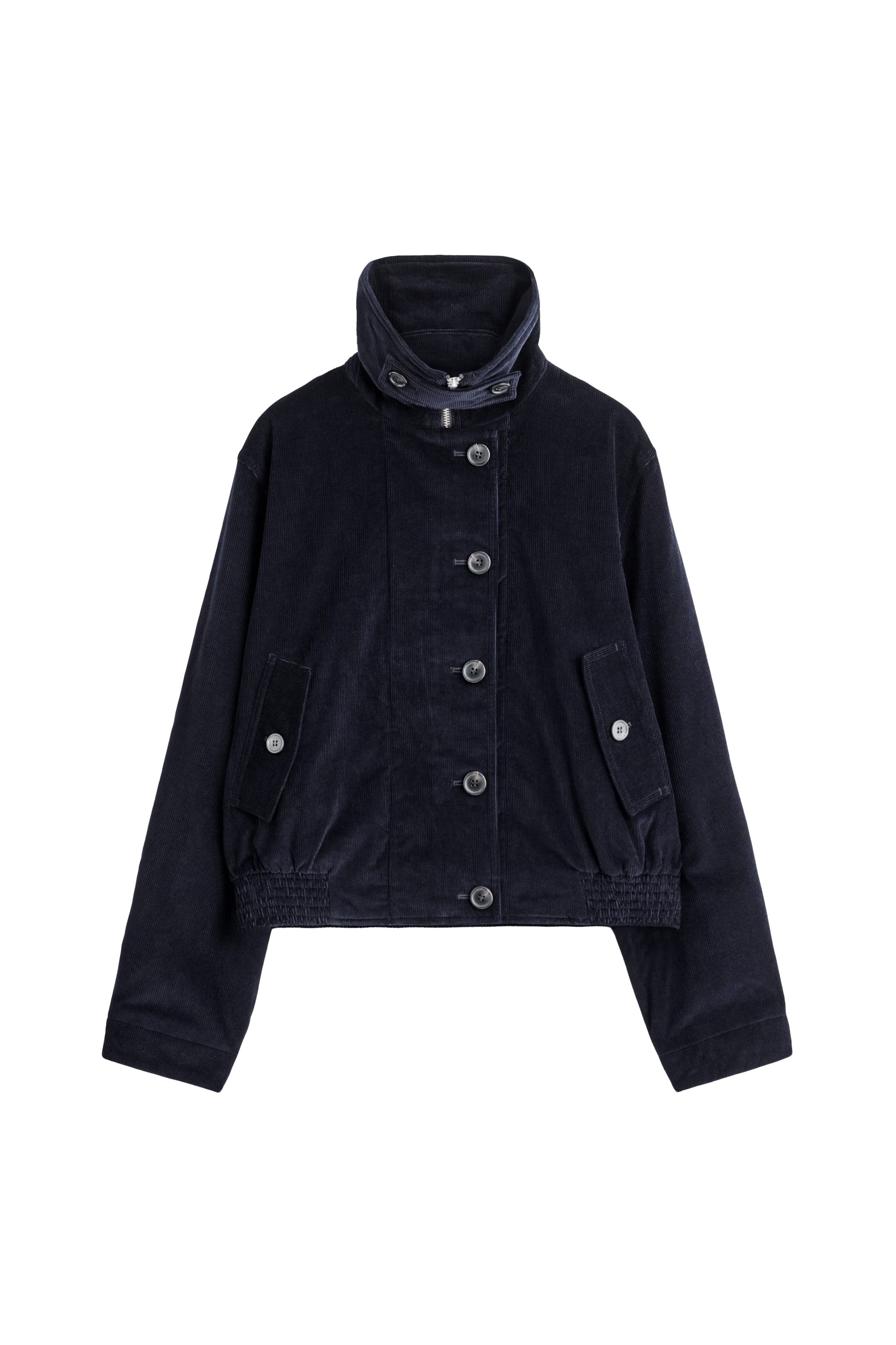 Tmavě modrá bunda, COS, 149 €
