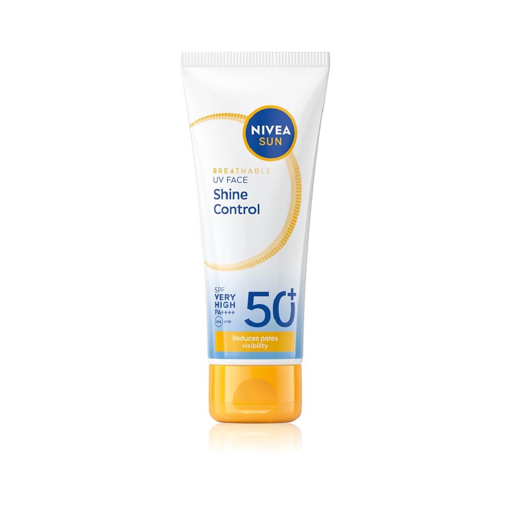 Zmatňující pleťový krém Breathable UV Face Shine Control SPF 50+, NIVEA, 296 Kč