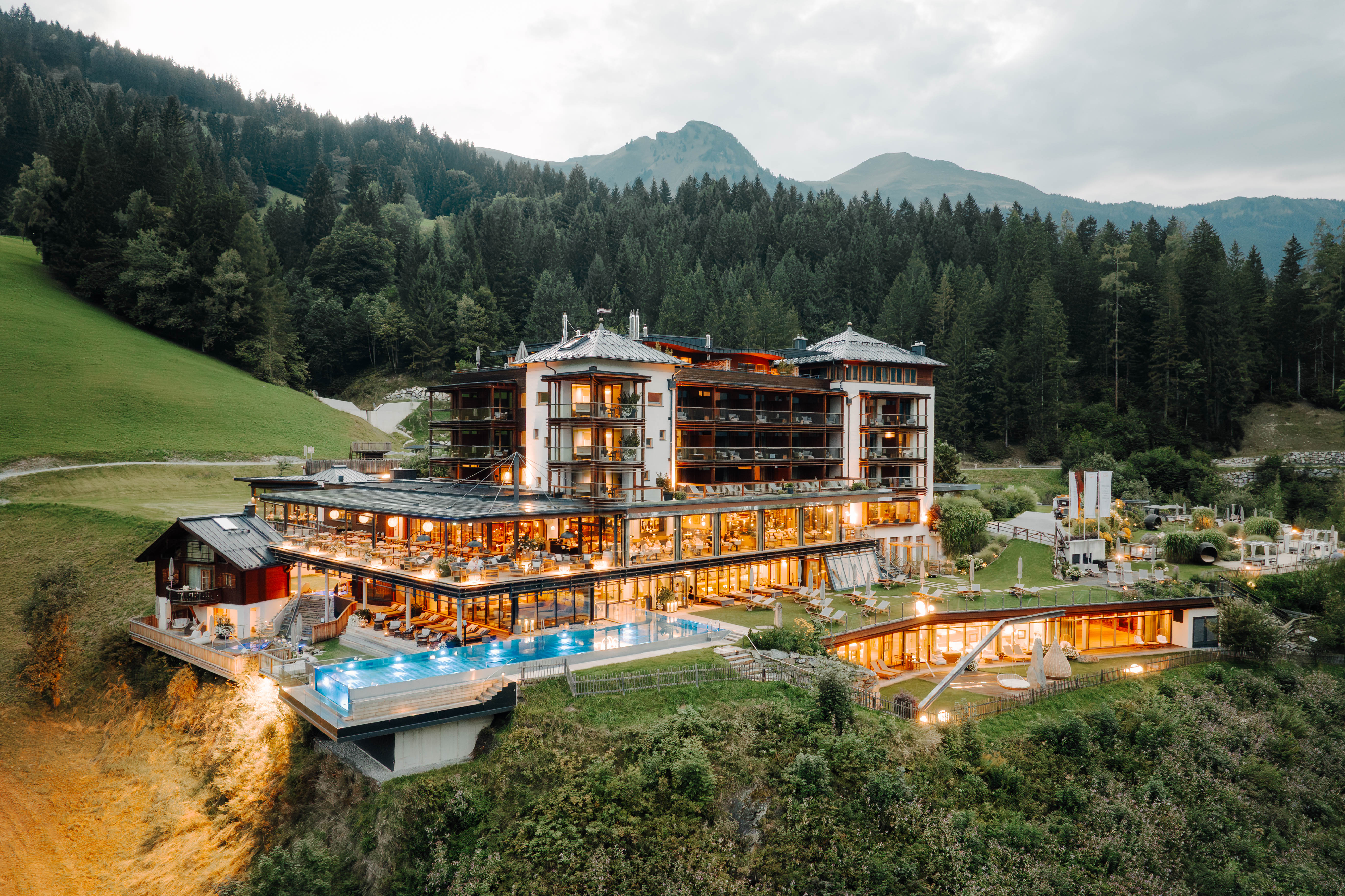 Pětihvězdičkový hotel Das.Goldberg se spa a wellness