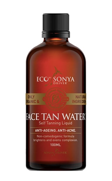Samoopalovací voda na obličej, Eco by Sonya Driver, 950 Kč