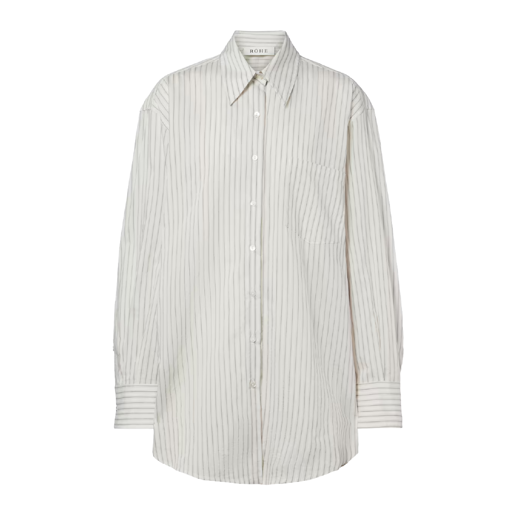 Košile z hedvábí a bavlny, ROHÉ, prodává Mytheresa, 545 €