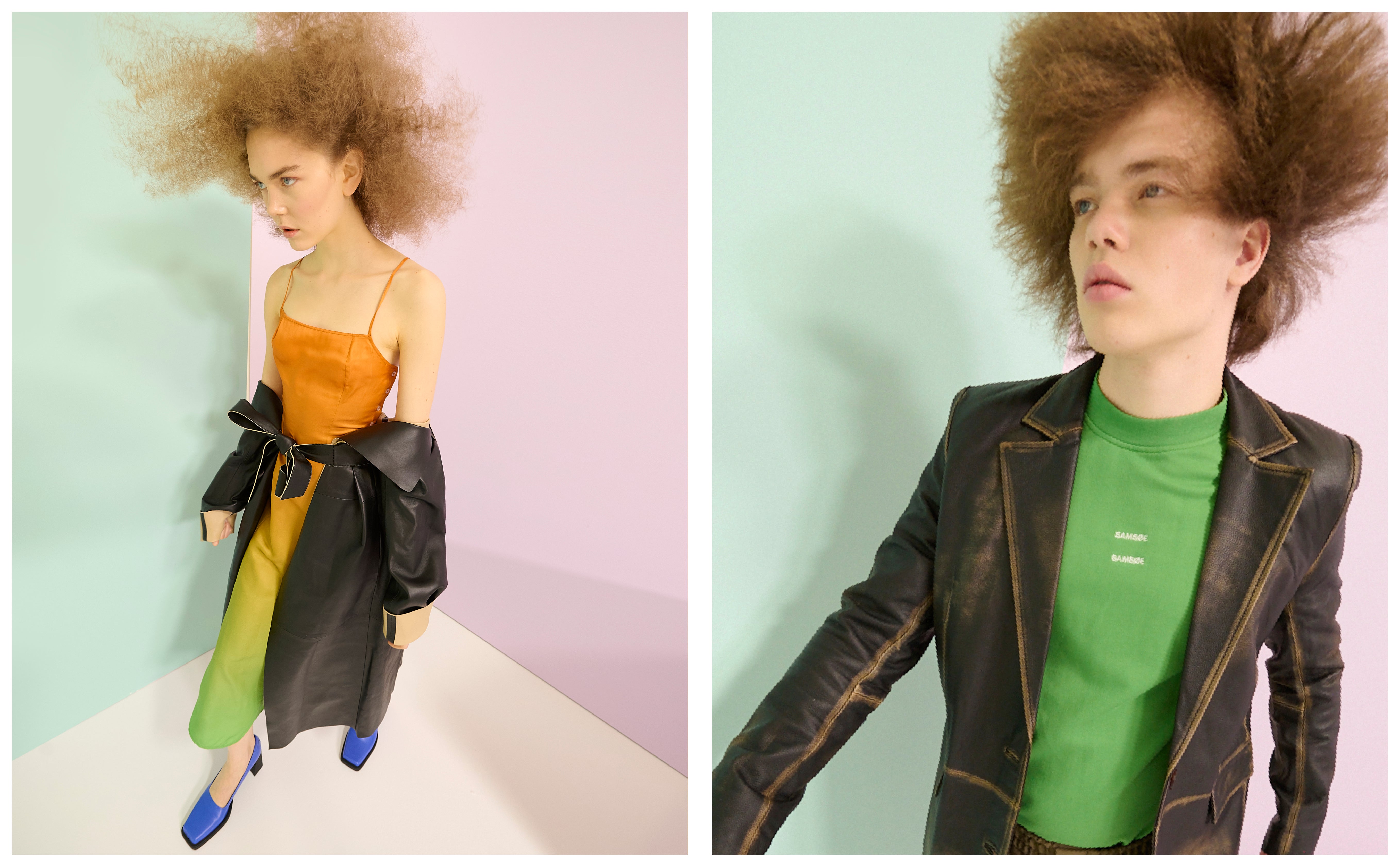 Vlevo: šaty, Samsoe Samsoe, prodává ANSWEAR, 9 299 Kč; kabát, Calvin Klein, prodává ANSWEAR, 24 999 Kč; boty, Vagabond, prodává ANSWEAR, 3 699 Kč. Vpravo: sako, Remain, prodává ANSWEAR, 15 999 Kč; triko, Samsoe Samsoe, prodává ANSWEAR, 2 599 Kč. Vlevo: šaty, Samsoe Samsoe, prodává ANSWEAR, 9 299 Kč; kabát, Calvin Klein, prodává ANSWEAR, 24 999 Kč; boty, Vagabond, prodává ANSWEAR, 3 699 Kč. Vpravo: sako, Remain, prodává ANSWEAR, 15 999 Kč; triko, Samsoe Samsoe, prodává ANSWEAR, 2 599 Kč.